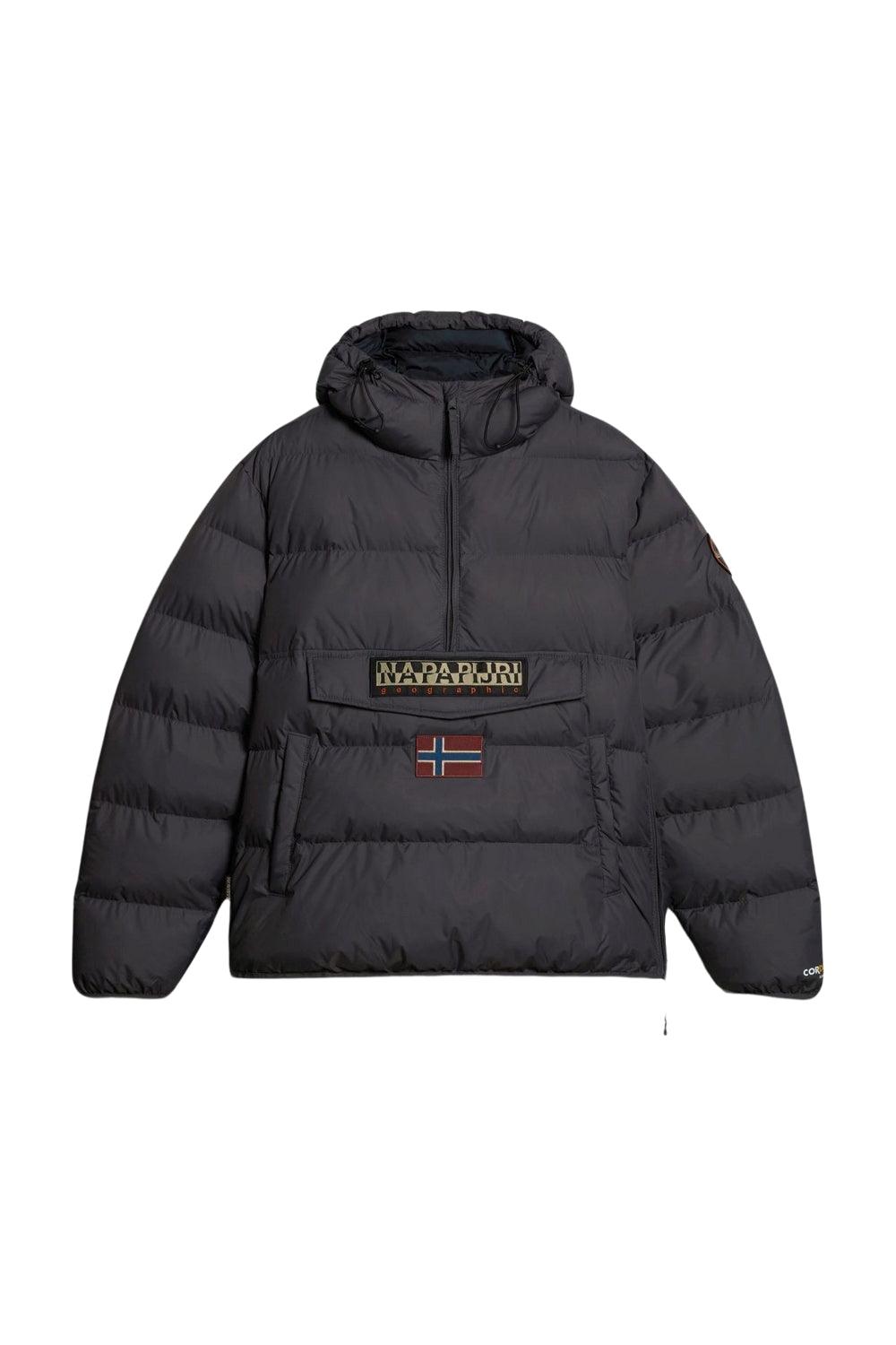 Napapijri-Rainforest OP WI PUF Dark Grey Solid-Yağmurluk-1-Milagron.com