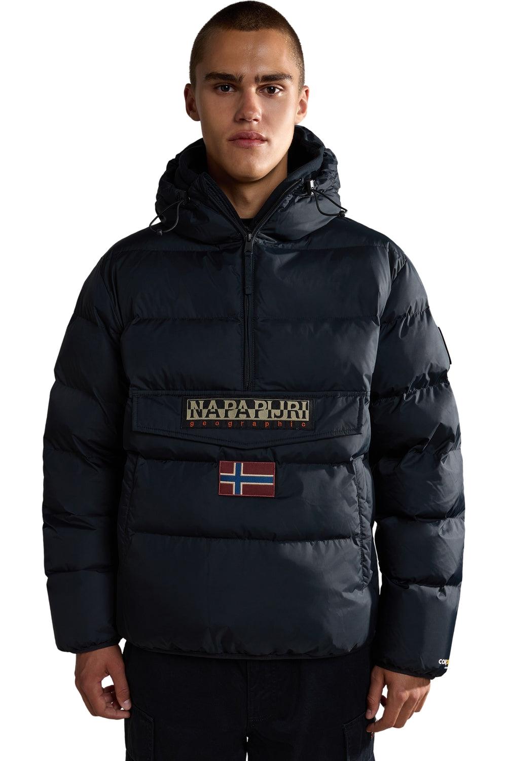 Napapijri-Rainforest Op Wi Puf Black-Yağmurluk-2-Milagron.com