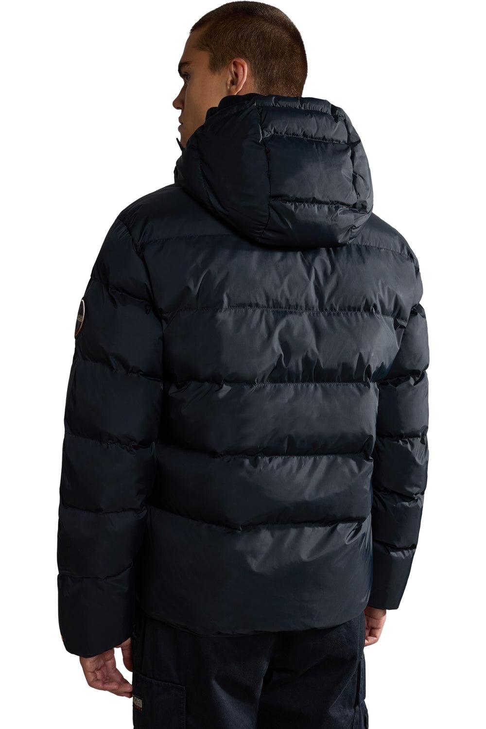 Napapijri-Rainforest Op Wi Puf Black-Yağmurluk-4-Milagron.com