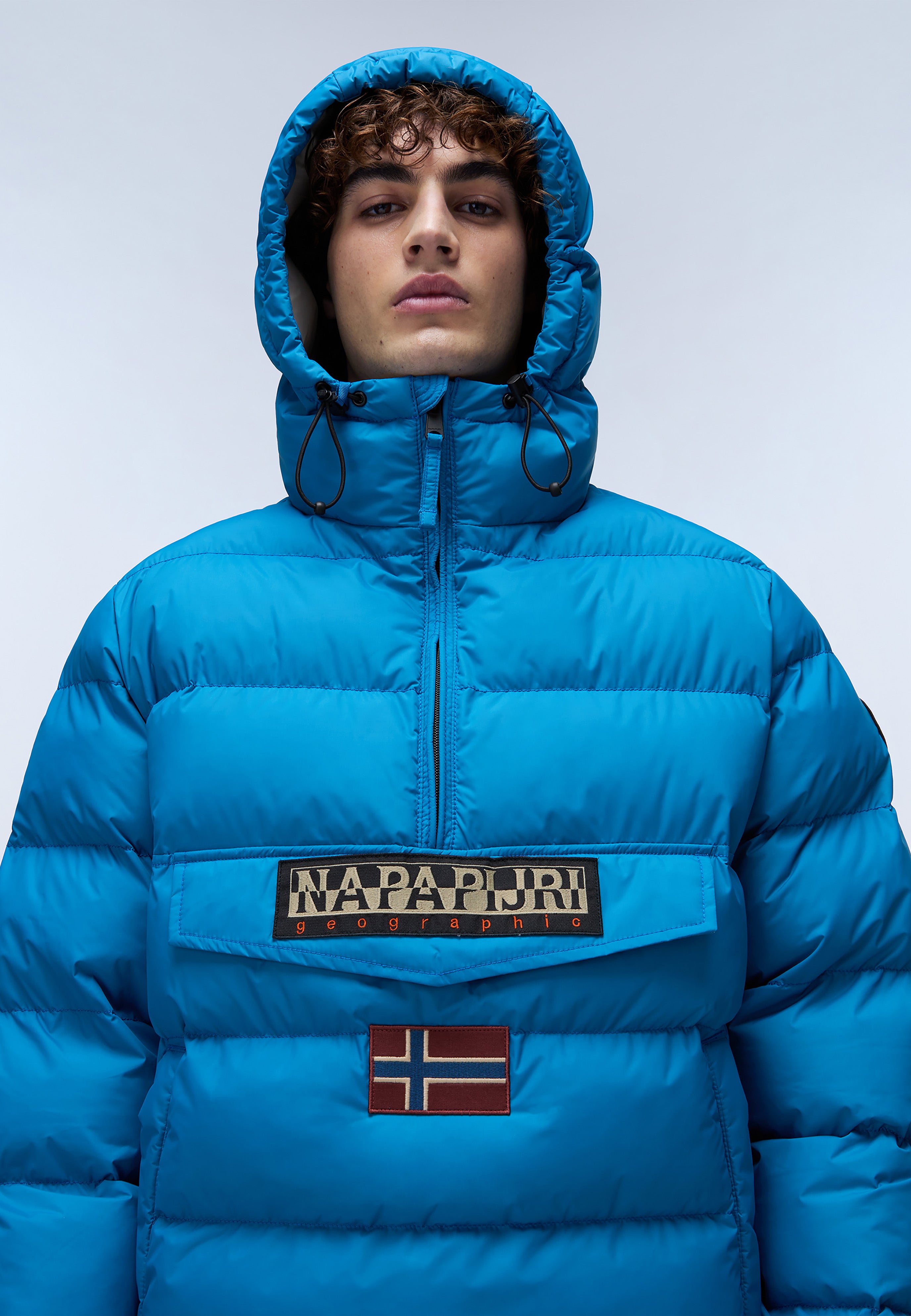 Napapijri-Rainforest Op Wi Puf Blue Sapphire-Yağmurluk-3-Milagron.com