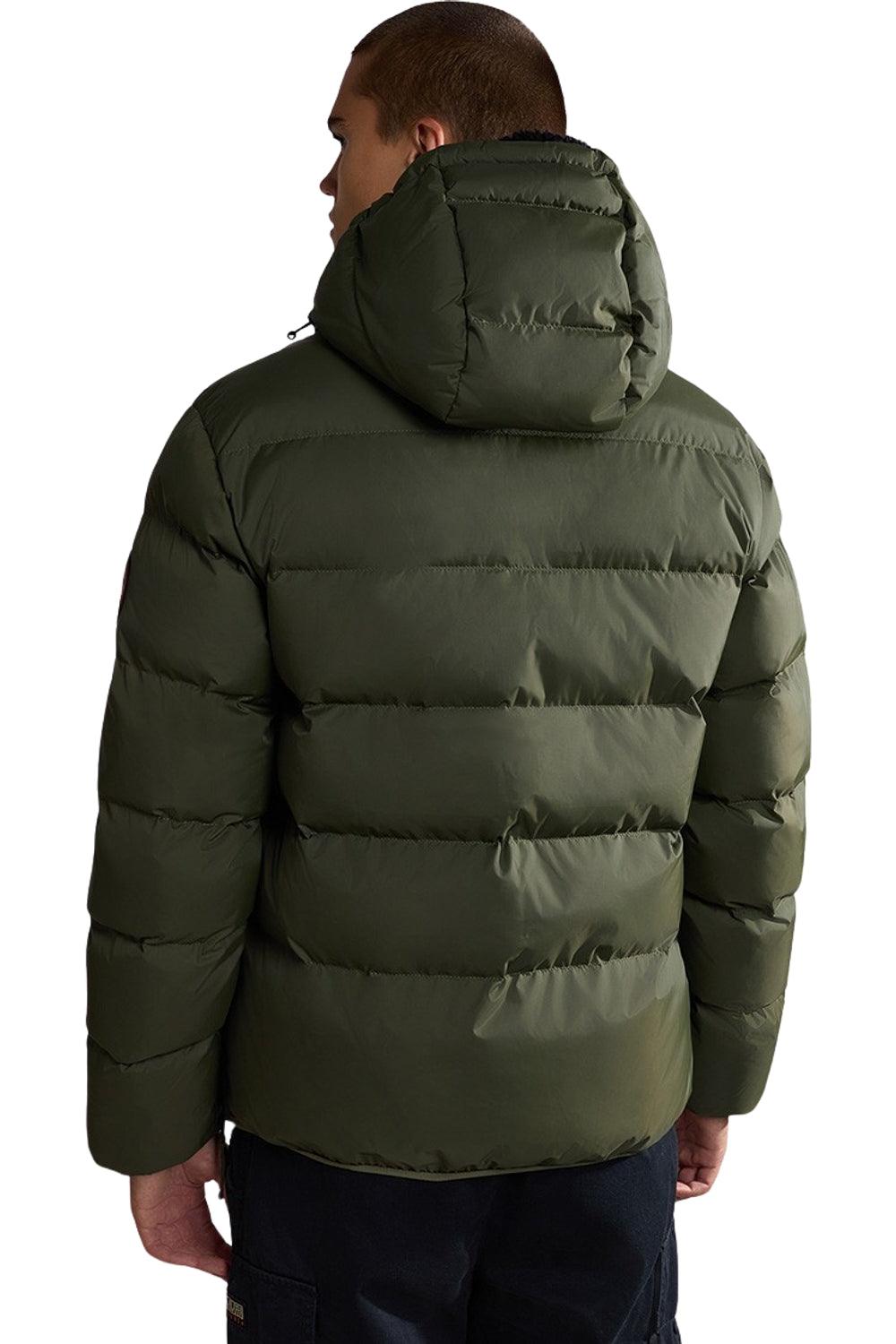 Napapijri-Raınforest Op Wi Puf Green Depths-Yağmurluk-4-Milagron.com