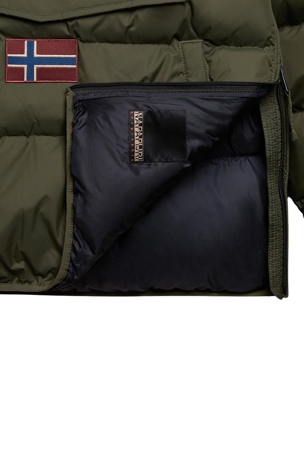 Napapijri-Raınforest Op Wi Puf Green Depths-Yağmurluk-7-Milagron.com