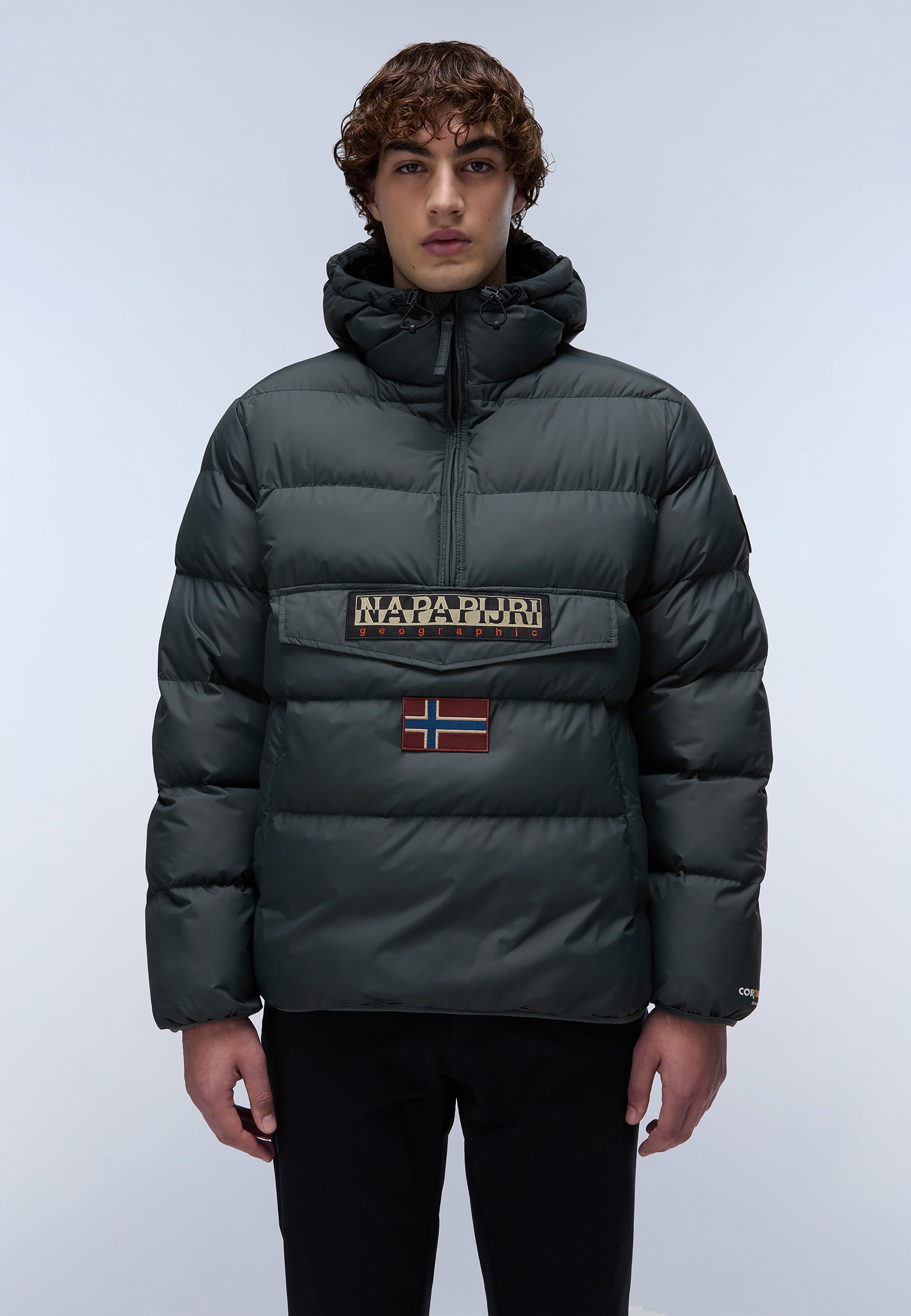 Napapijri-Rainforest Op Wi Puf Green Urban-Yağmurluk-2-Milagron.com