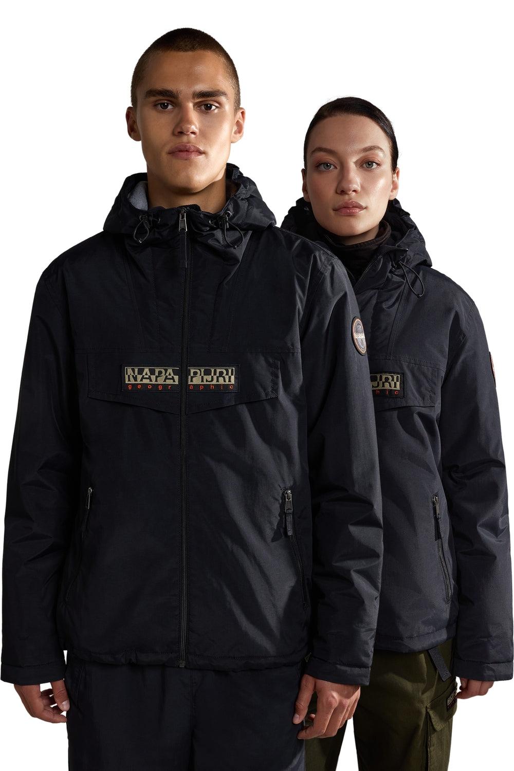 Napapijri-Rainforest Open Wi Black-Yağmurluk-1-Milagron.com