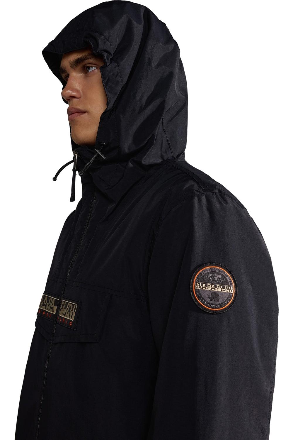 Napapijri-Rainforest Open Wi Black-Yağmurluk-3-Milagron.com