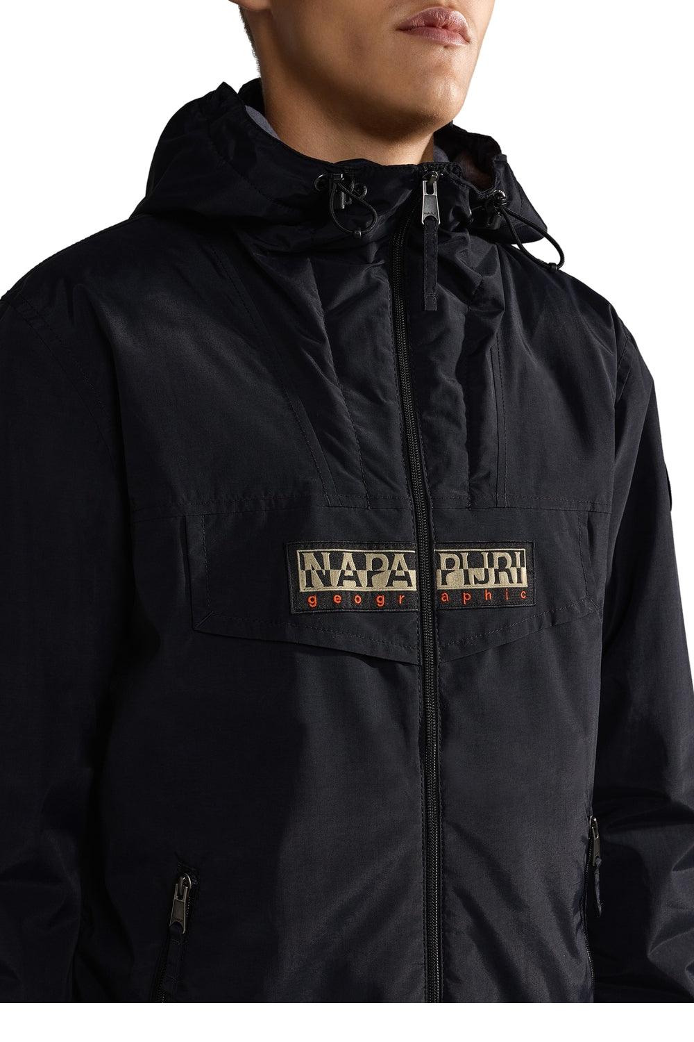 Napapijri-Rainforest Open Wi Black-Yağmurluk-4-Milagron.com