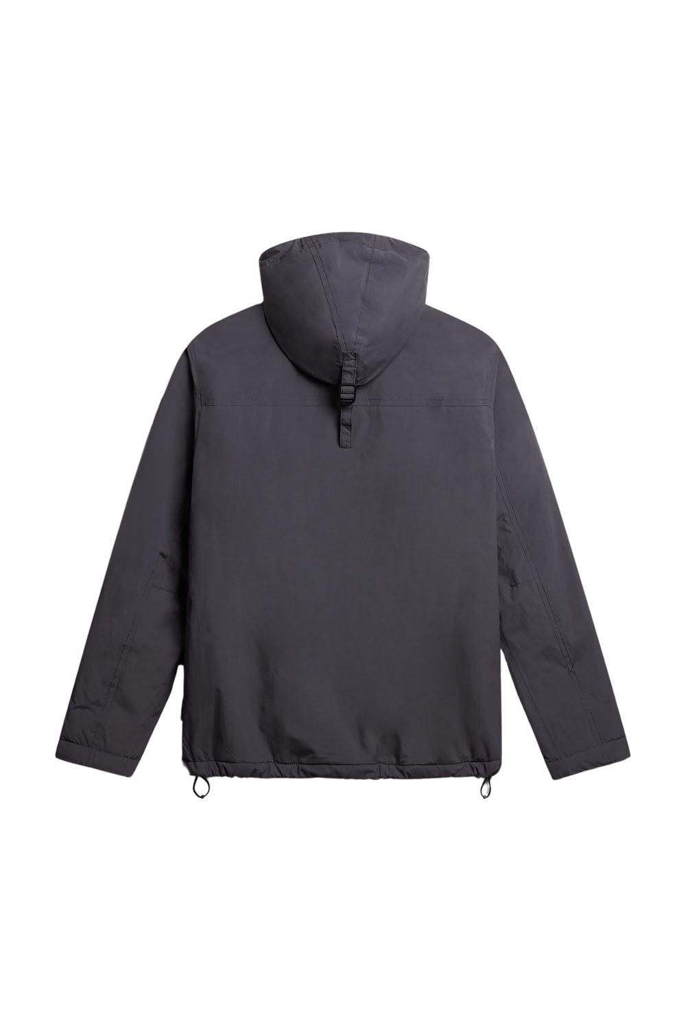 Napapijri-Rainforest Open Wi Dark Grey Solid-Yağmurluk-6-Milagron.com