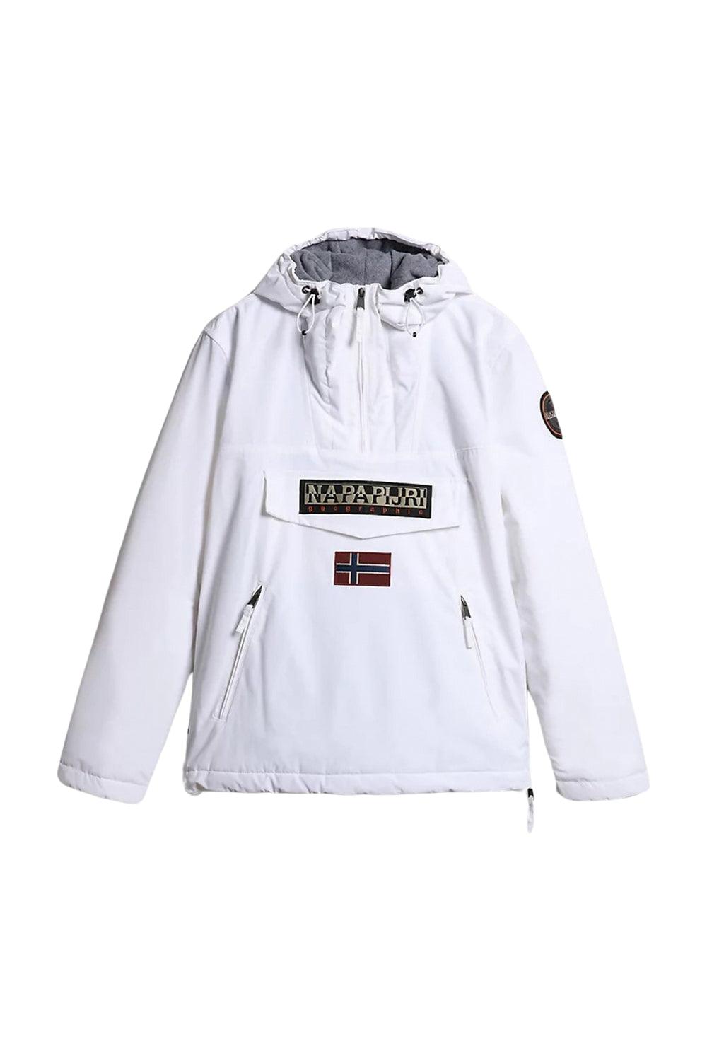 Napapijri-Rainforest Pocket 2 Bright White-Yağmurluk-1-Milagron.com