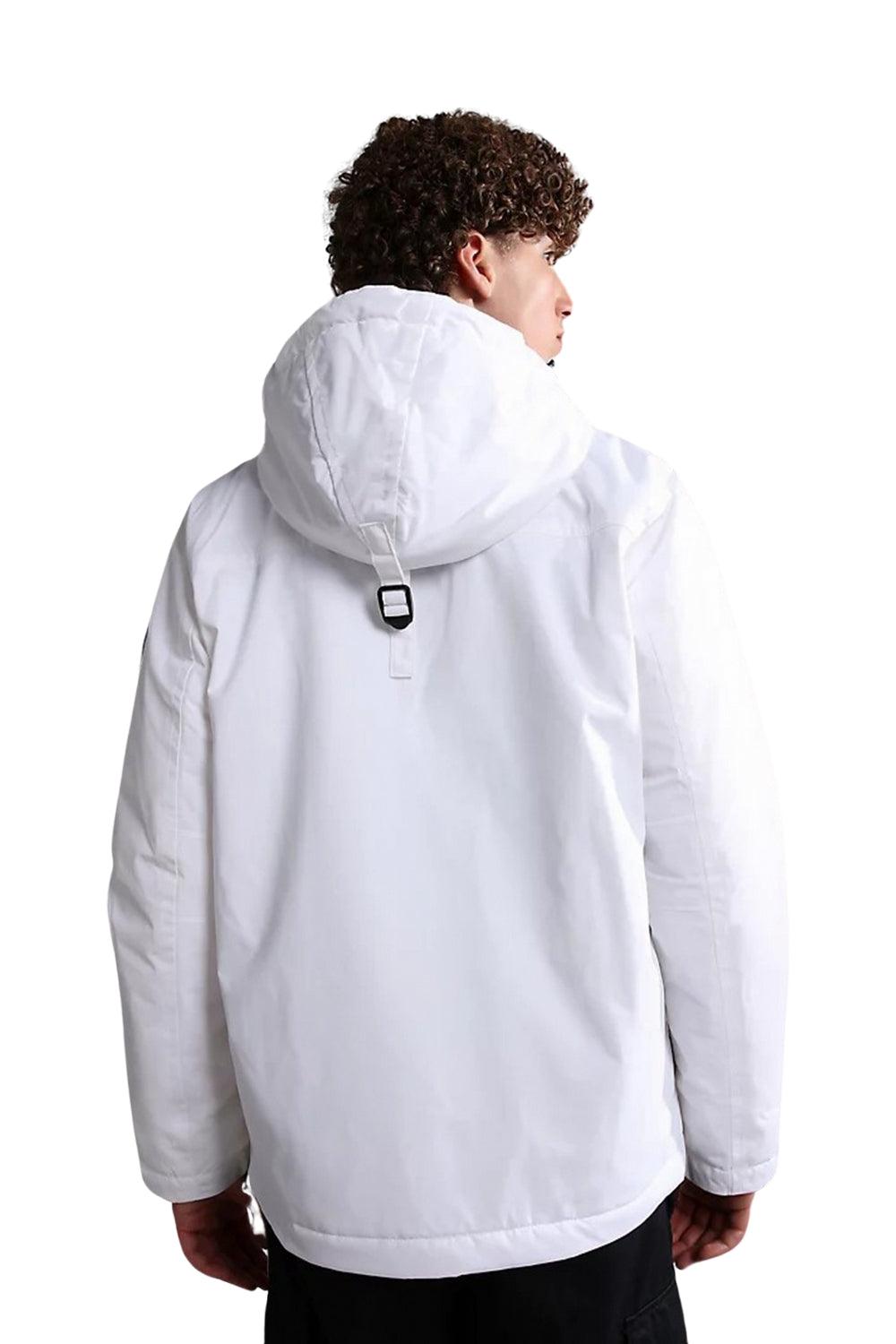 Napapijri-Rainforest Pocket 2 Bright White-Yağmurluk-3-Milagron.com