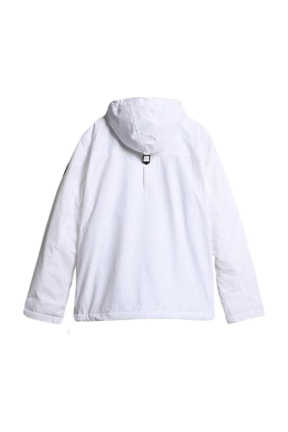 Napapijri-Rainforest Pocket 2 Bright White-Yağmurluk-8-Milagron.com