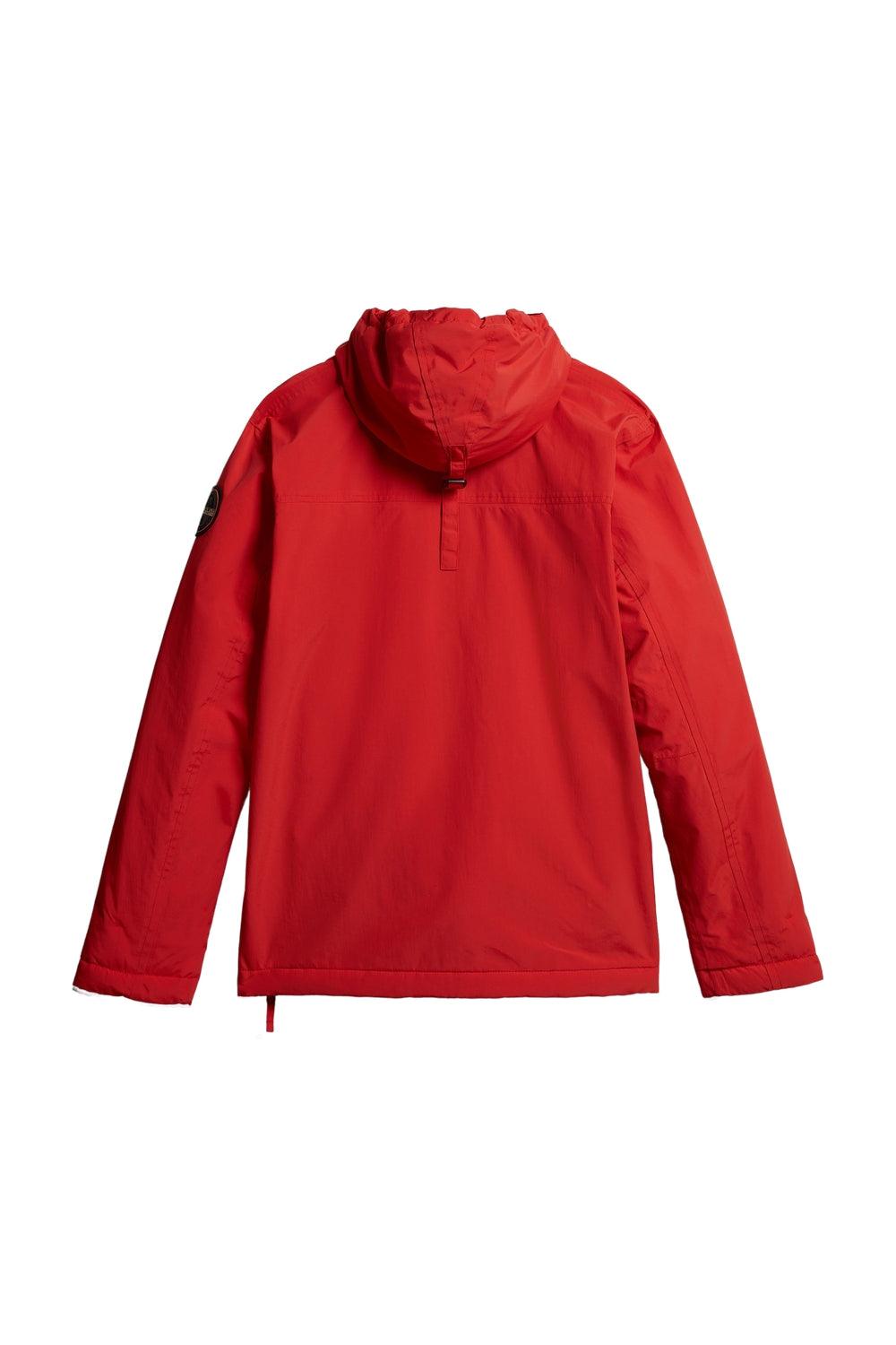 Napapijri-Rainforest Pocket 2 Red Poppy-Yağmurluk-7-Milagron.com