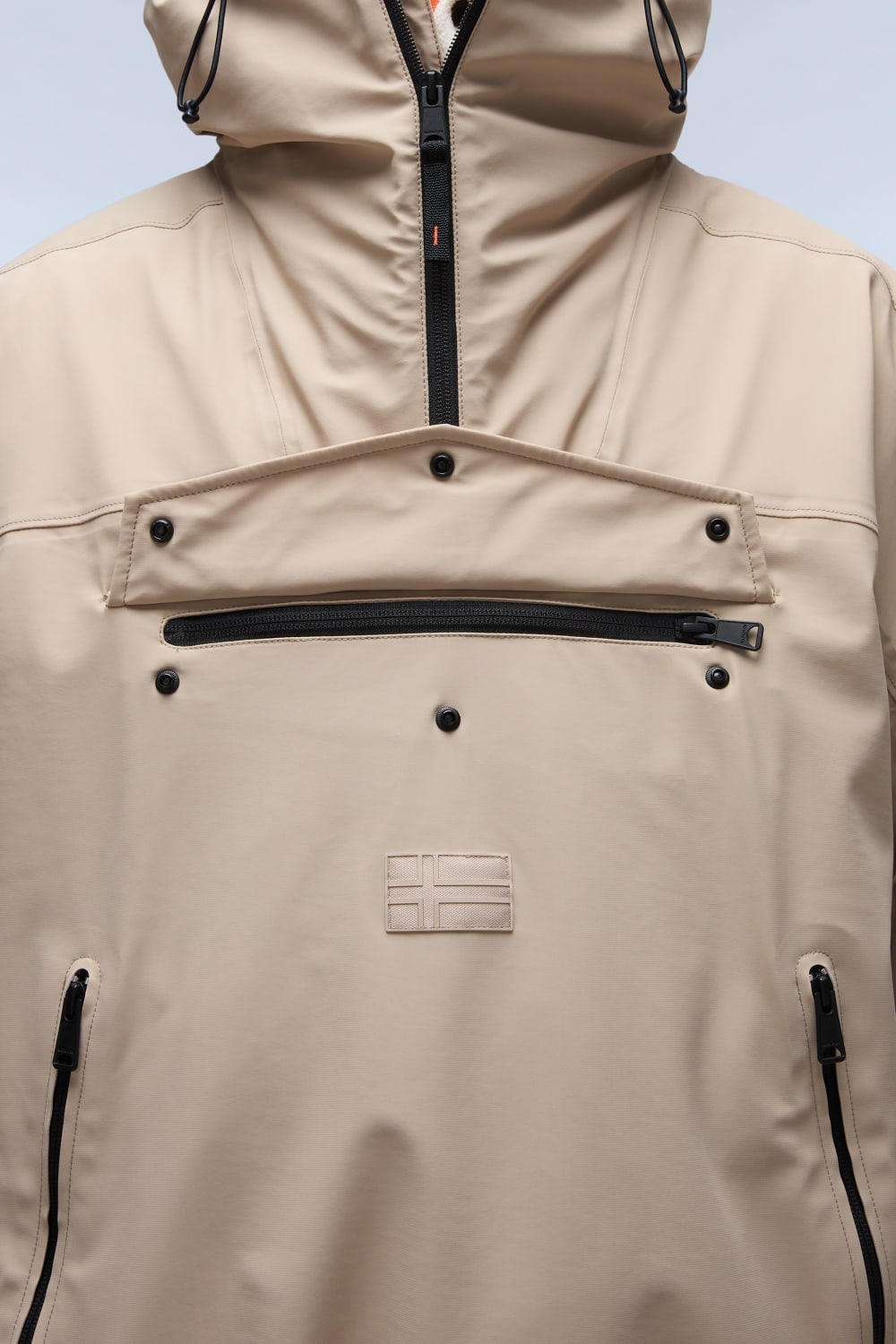 Napapijri-Rainforest Tech Beige Rocky-Yağmurluk-4-Milagron.com