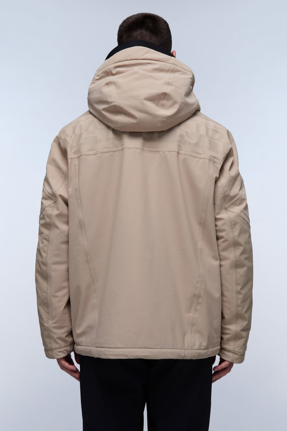 Napapijri-Rainforest Tech Beige Rocky-Yağmurluk-5-Milagron.com