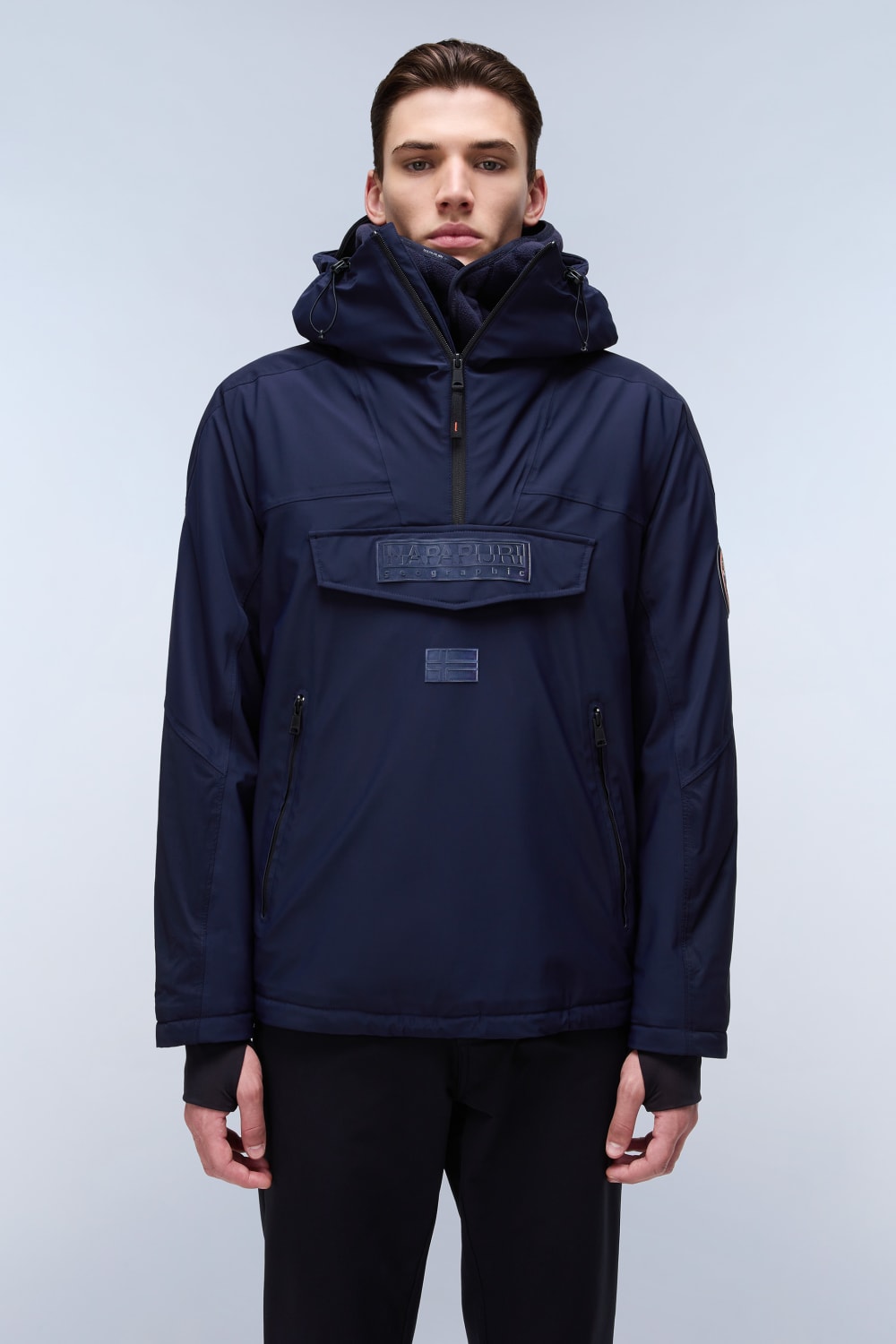 Napapijri-Rainforest Tech Black 041-Yağmurluk-1-Milagron.com