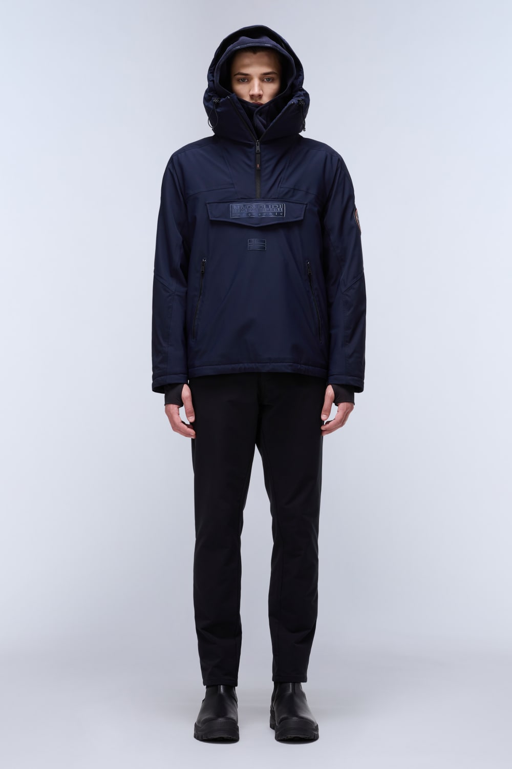 Napapijri-Rainforest Tech Black 041-Yağmurluk-3-Milagron.com