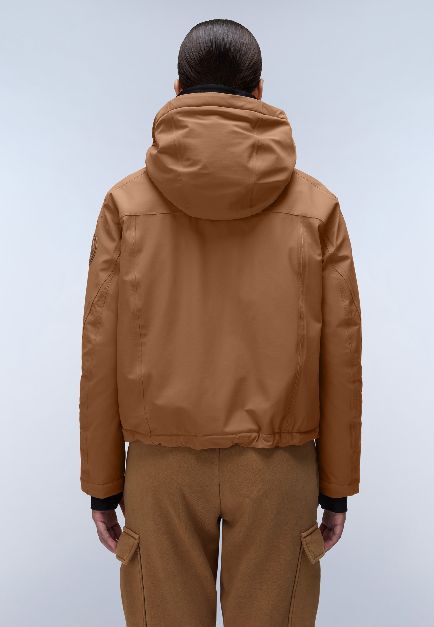 Napapijri-Rainforest Tech W Brown Tobacco-Yağmurluk-6-Milagron.com