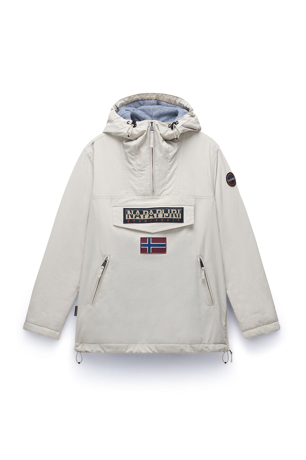 Napapijri-Rainforest W PKT 4 Beige Silvr N90-Yağmurluk-1-Milagron.com