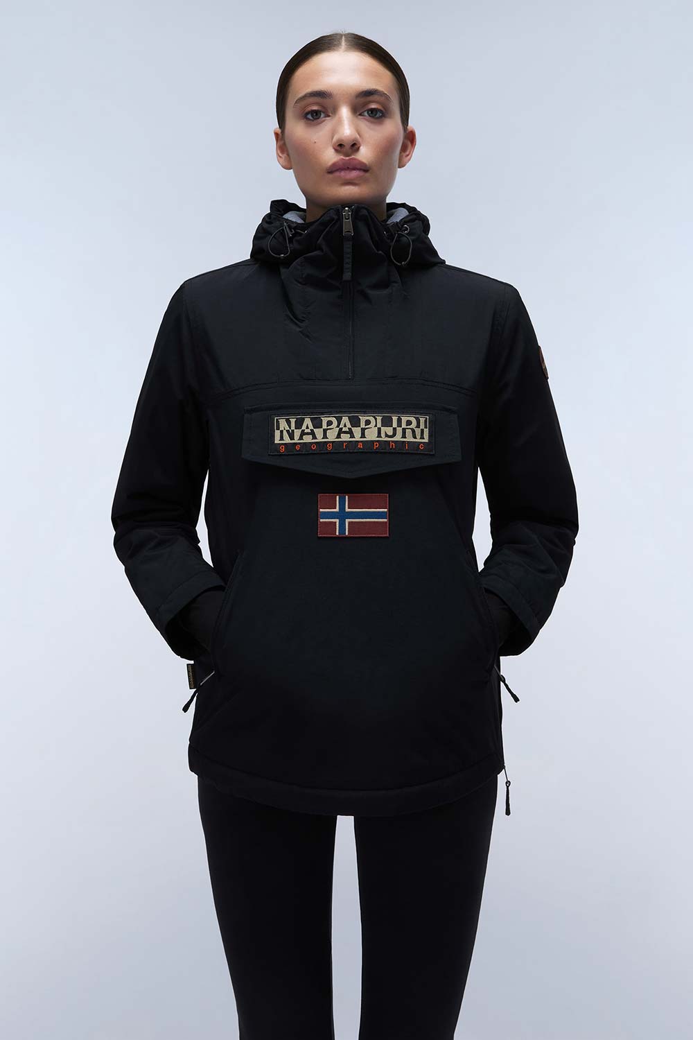 Napapijri-Rainforest W PKT 4 Black-Yağmurluk-1-Milagron.com