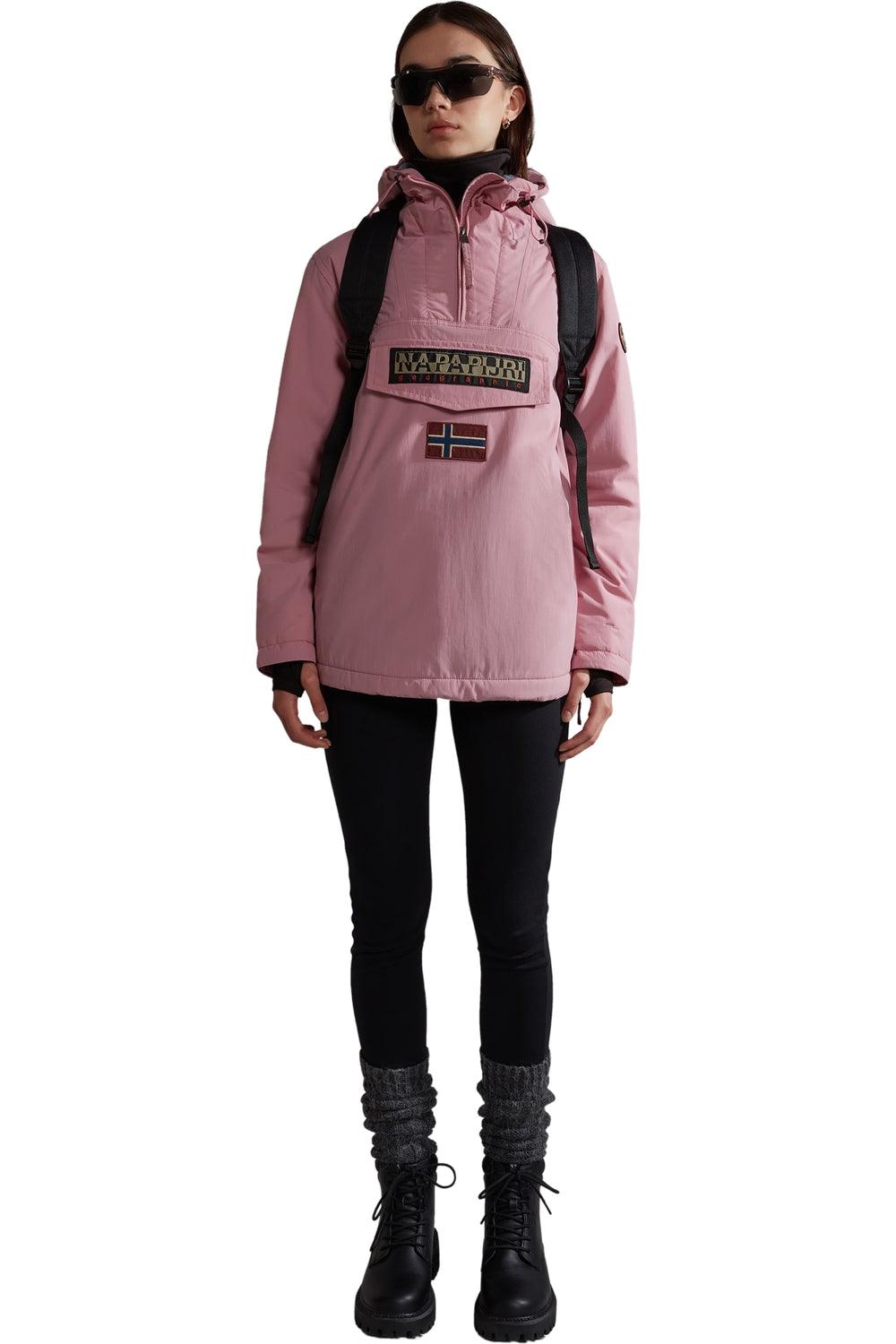 Napapijri-Rainforest W Wint 5 Pink Foxglo-Yağmurluk-3-Milagron.com