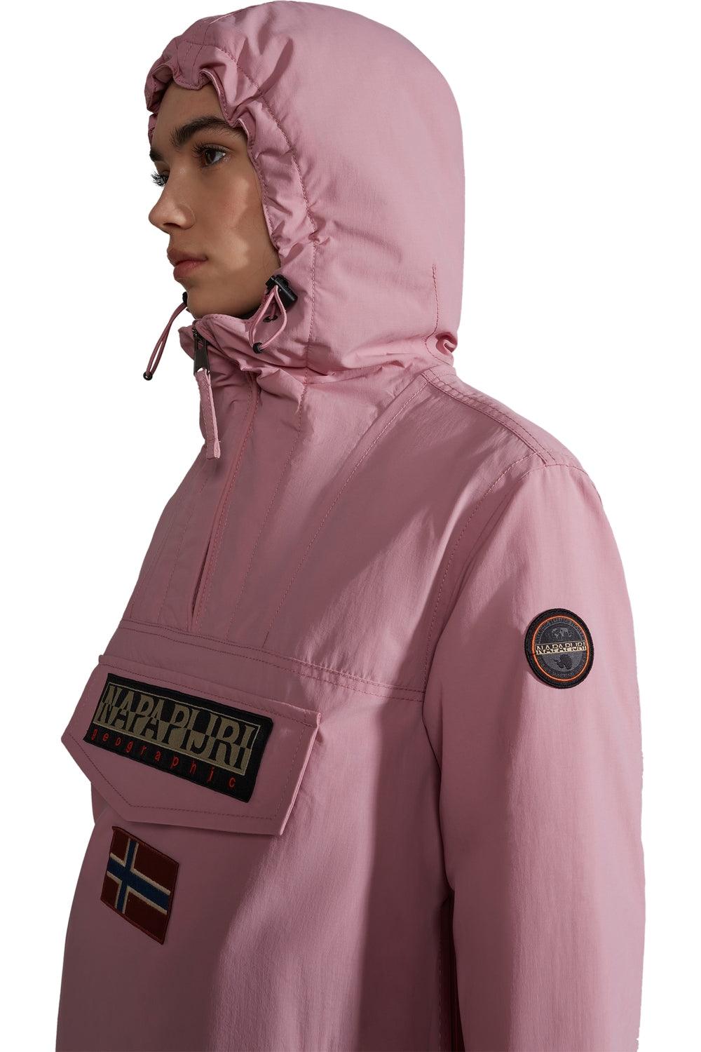 Napapijri-Rainforest W Wint 5 Pink Foxglo-Yağmurluk-4-Milagron.com