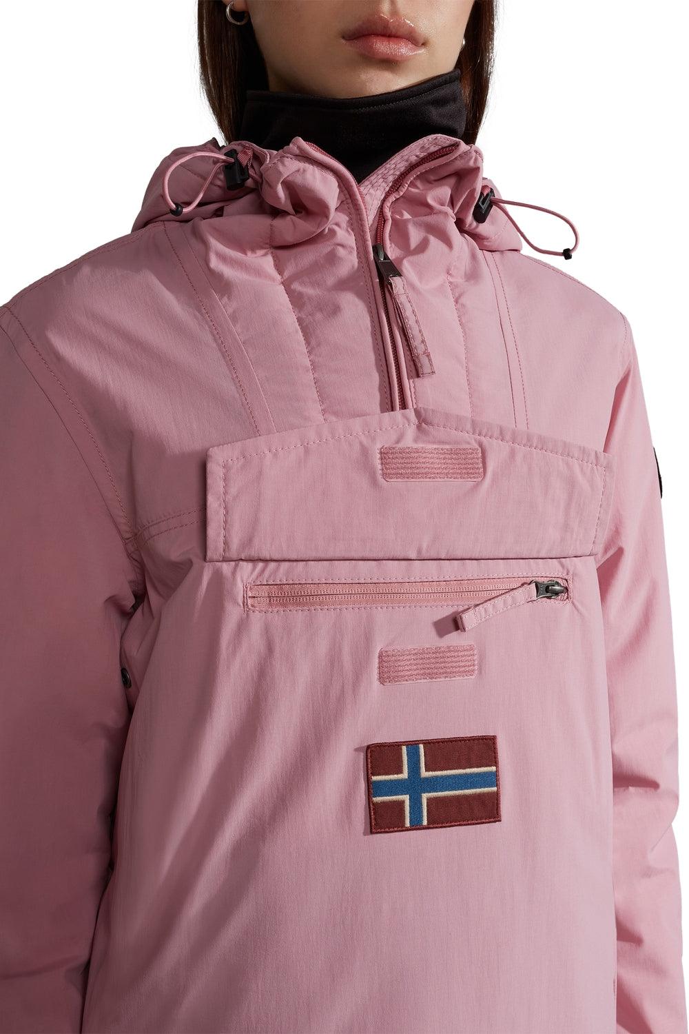 Napapijri-Rainforest W Wint 5 Pink Foxglo-Yağmurluk-5-Milagron.com