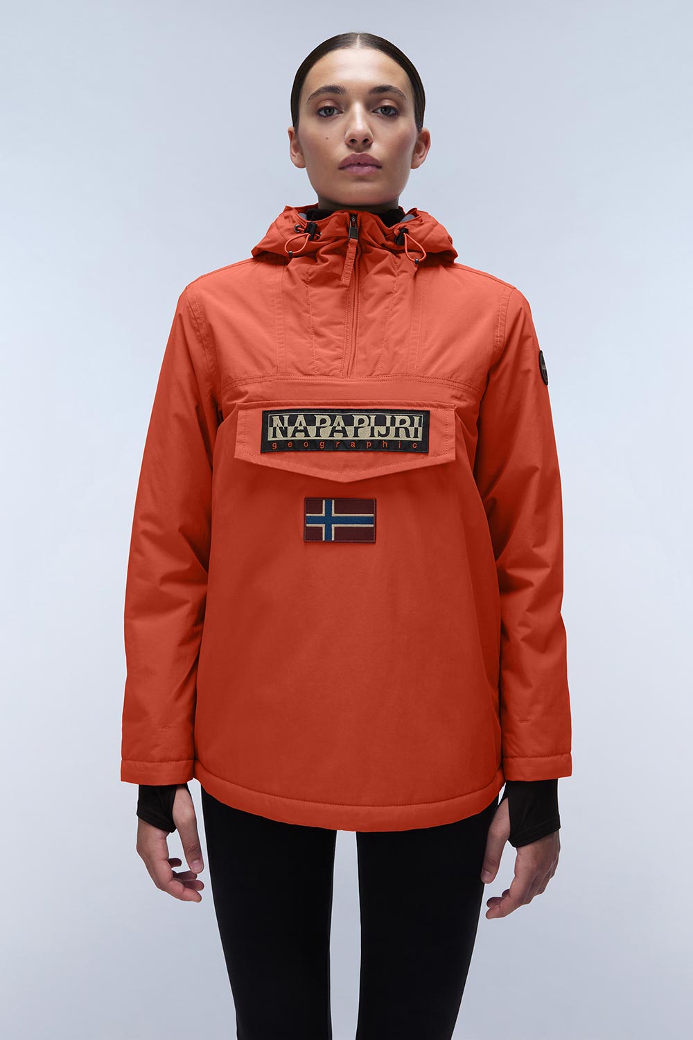 Napapijri-Rainforest W Wint 5 Red Sauce-Yağmurluk-1-Milagron.com