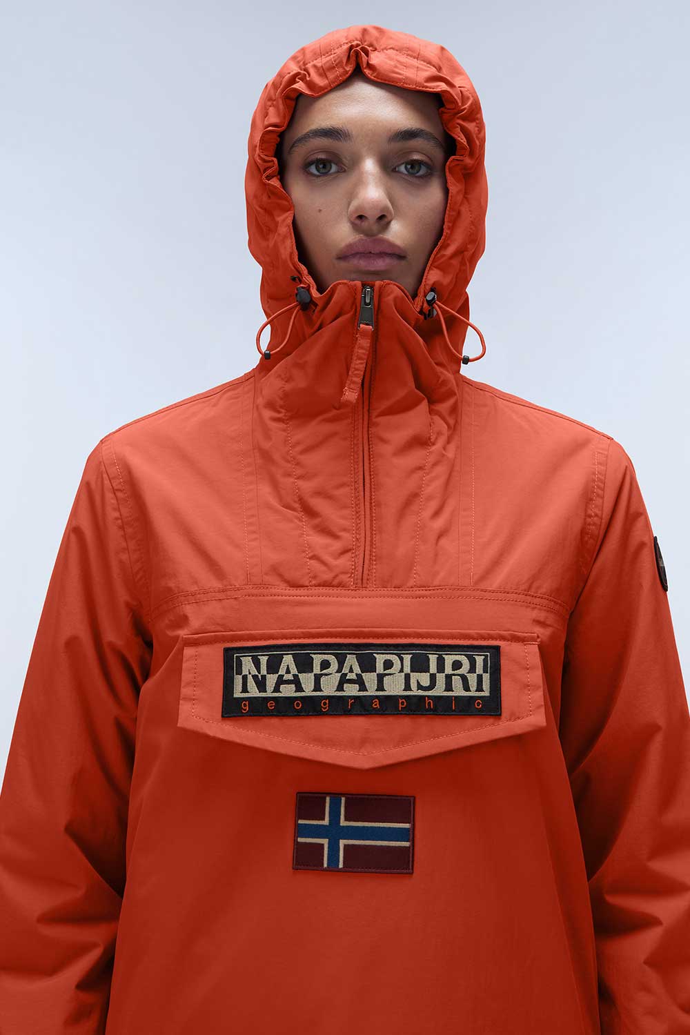 Napapijri-Rainforest W Wint 5 Red Sauce-Yağmurluk-4-Milagron.com