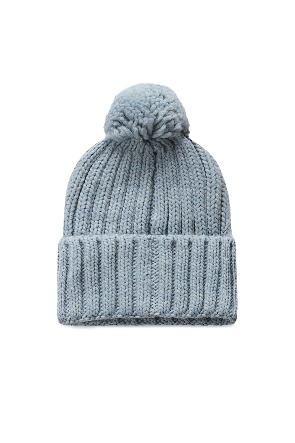 Semiury 5 Faded Denim Ponponlu Mavi Bere - 1