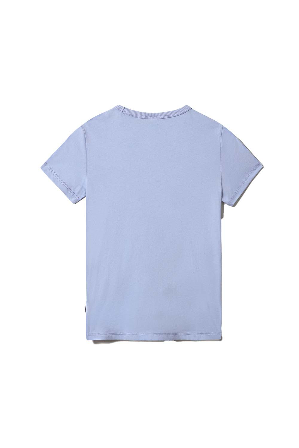 Napapijri-Short Sleeve T-Shirt Box Lavender-T-Shirts-2-Milagron.com