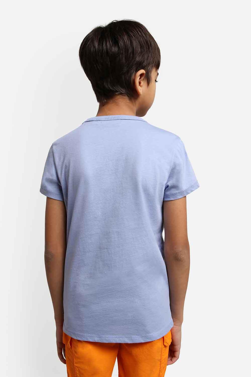 Napapijri-Short Sleeve T-Shirt Box Lavender-T-Shirts-4-Milagron.com