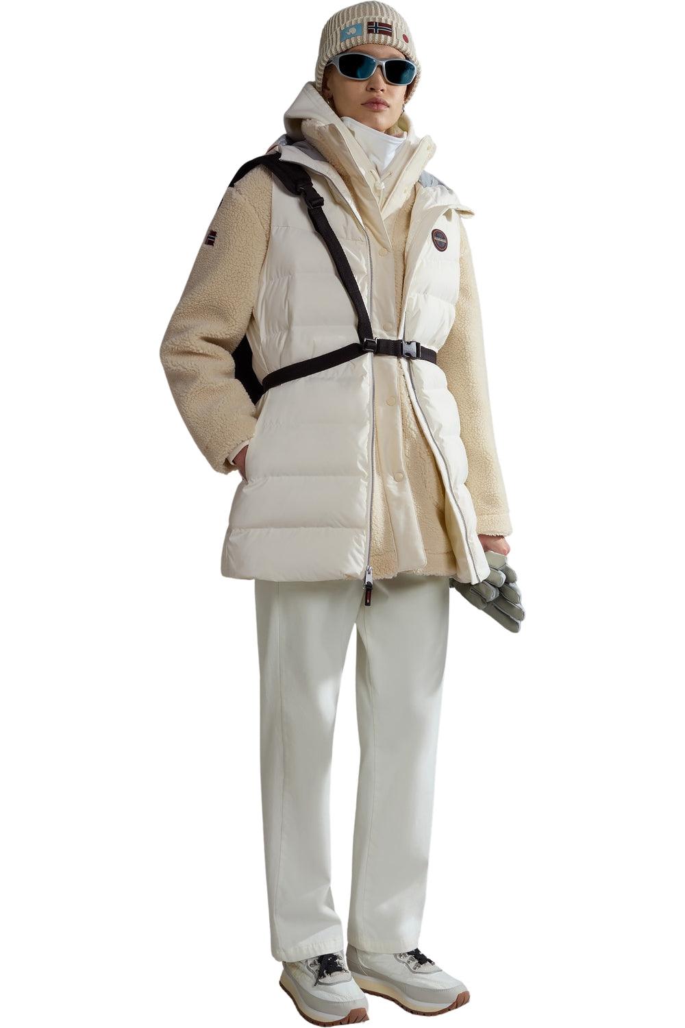 Napapijri-T-Astrolabe W Whitecap Gray-Sweatshirts & Hoodies-3-Milagron.com