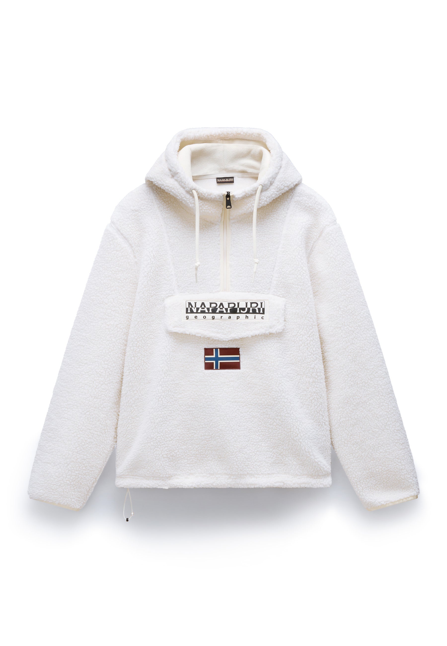 Napapijri-T-Burgee Curly Beige Dimity-Mont-1-Milagron.com