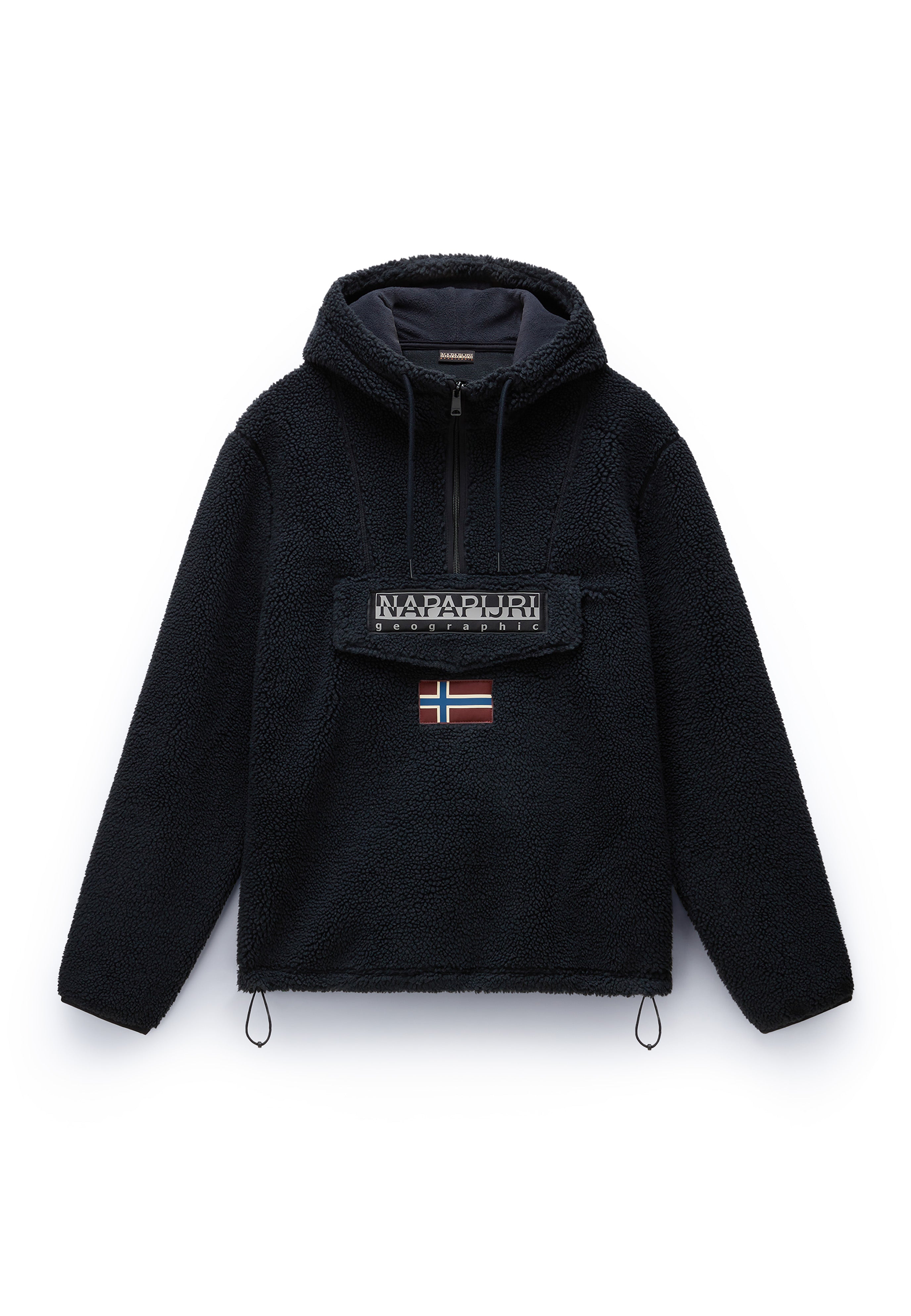 Napapijri-T-Burgee Curly Black 041-Mont-1-Milagron.com