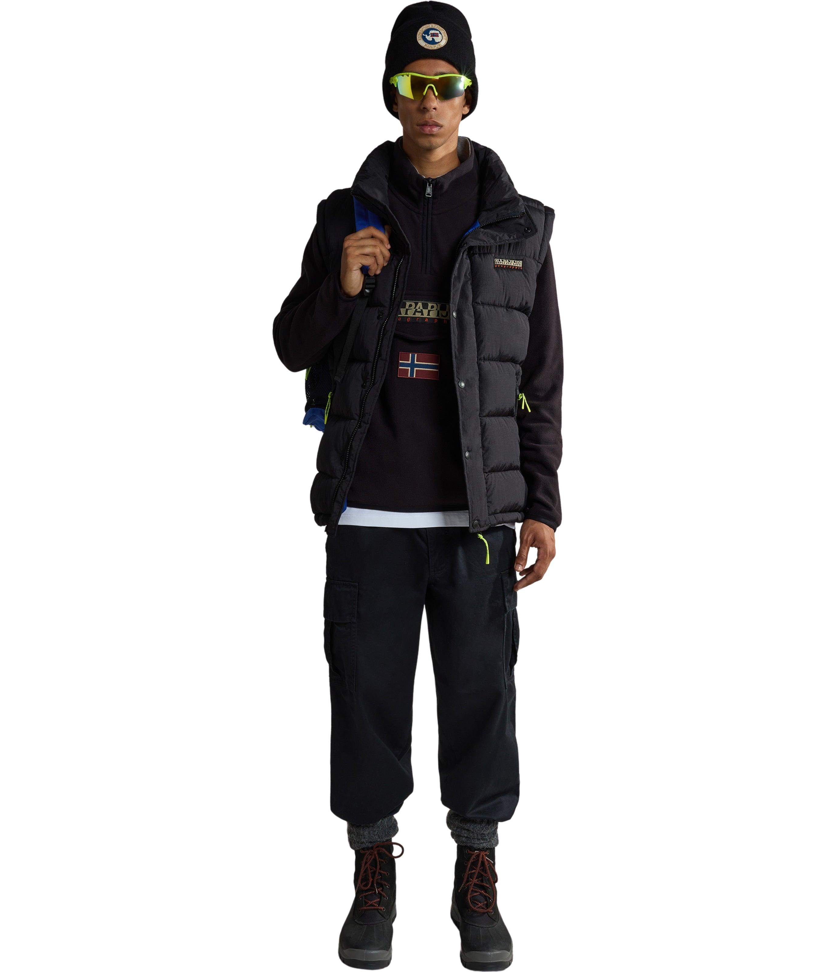 Napapijri-T-Burgee HZ Black-Sweatshirts & Hoodies-3-Milagron.com