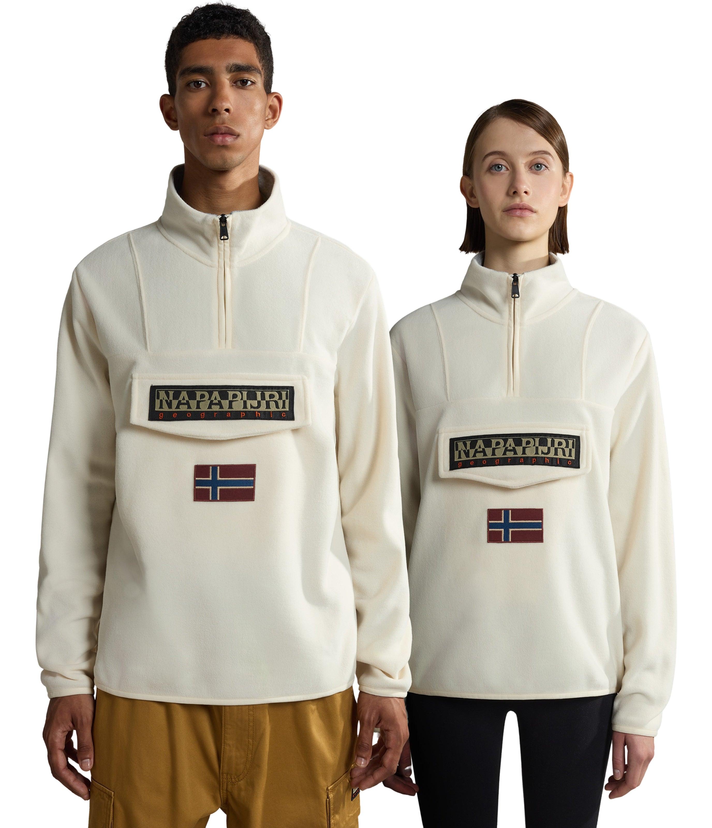 Napapijri-T-Burgee HZ Whitecap Gray-Sweatshirts & Hoodies-1-Milagron.com