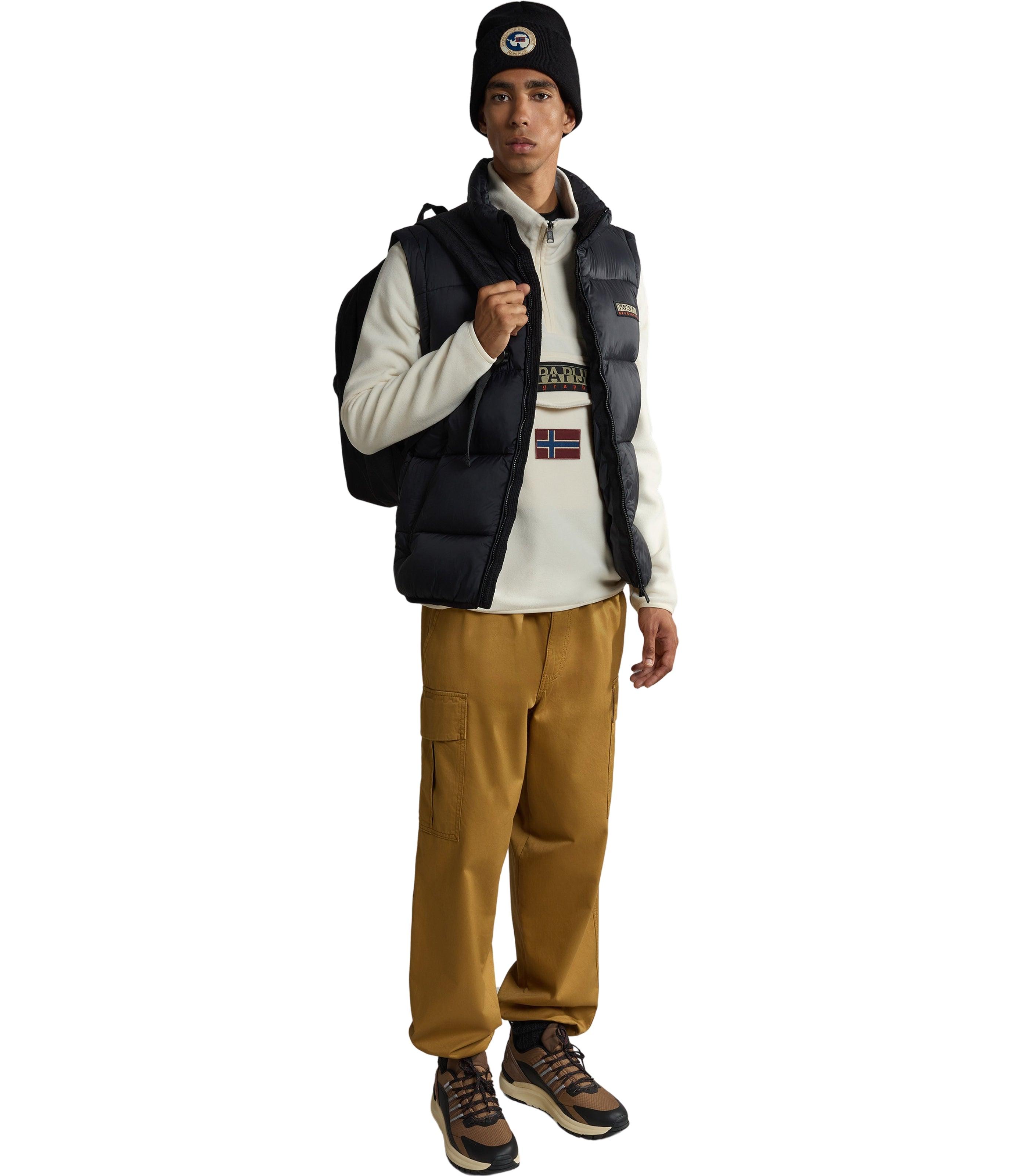 Napapijri-T-Burgee HZ Whitecap Gray-Sweatshirts & Hoodies-5-Milagron.com