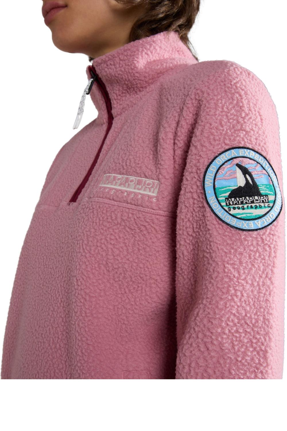 Napapijri-T-Cuverville Hz W Pink Foxglo-Sweatshirts & Hoodies-4-Milagron.com
