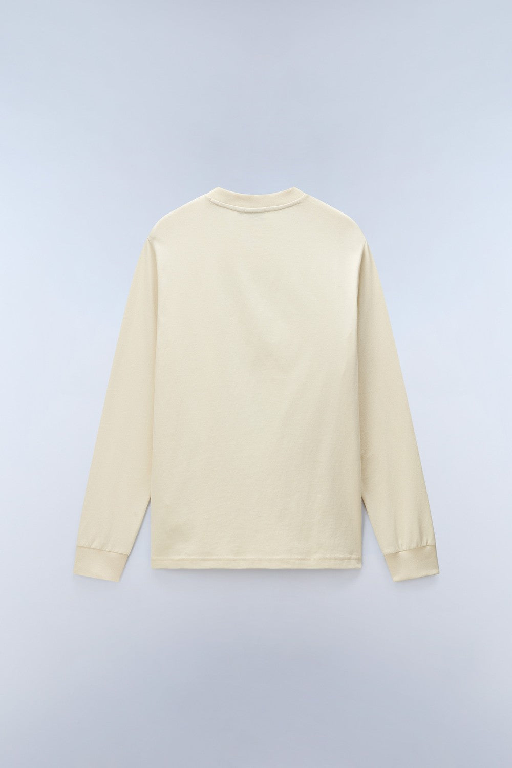 Napapijri-Tee Long-sleeve T-shirt / Beyaz Erkek T-shirt-T-Shirts-6-Milagron.com