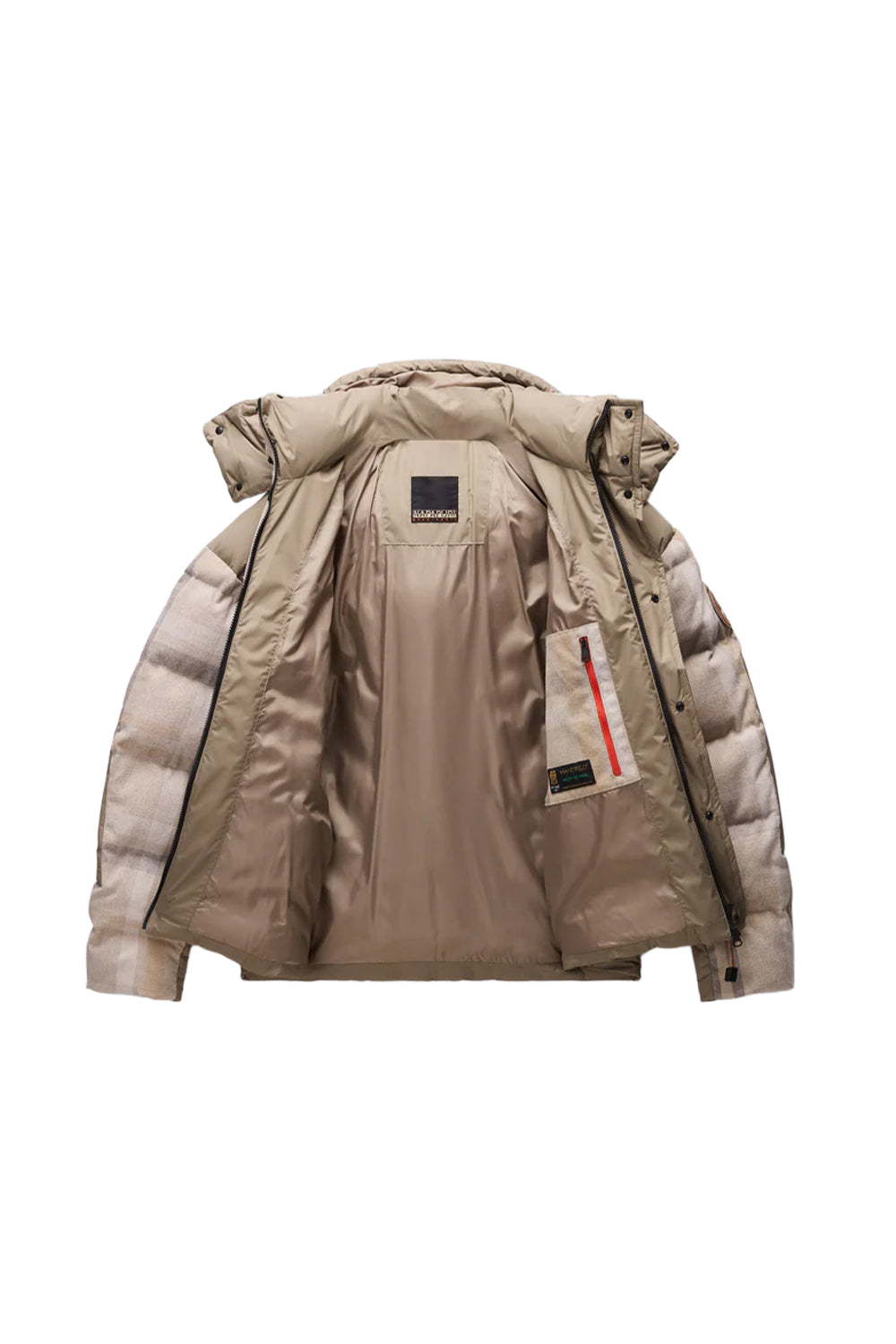 Napapijri-Napapijri ThermoFibre® Tires Puffer CORDURA® Jacket Yeşil Erkek Mont-Mont-2-Milagron.com