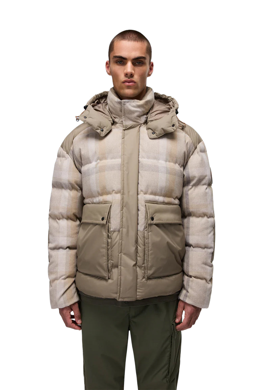 Napapijri-Napapijri ThermoFibre® Tires Puffer CORDURA® Jacket Yeşil Erkek Mont-Mont-5-Milagron.com