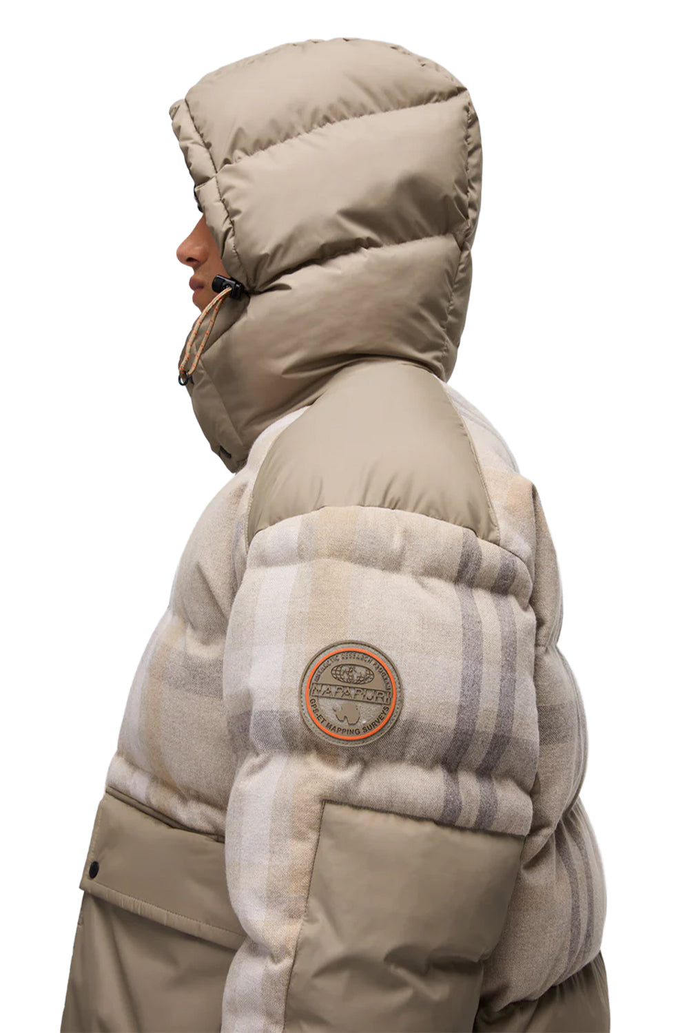 Napapijri-Napapijri ThermoFibre® Tires Puffer CORDURA® Jacket Yeşil Erkek Mont-Mont-8-Milagron.com