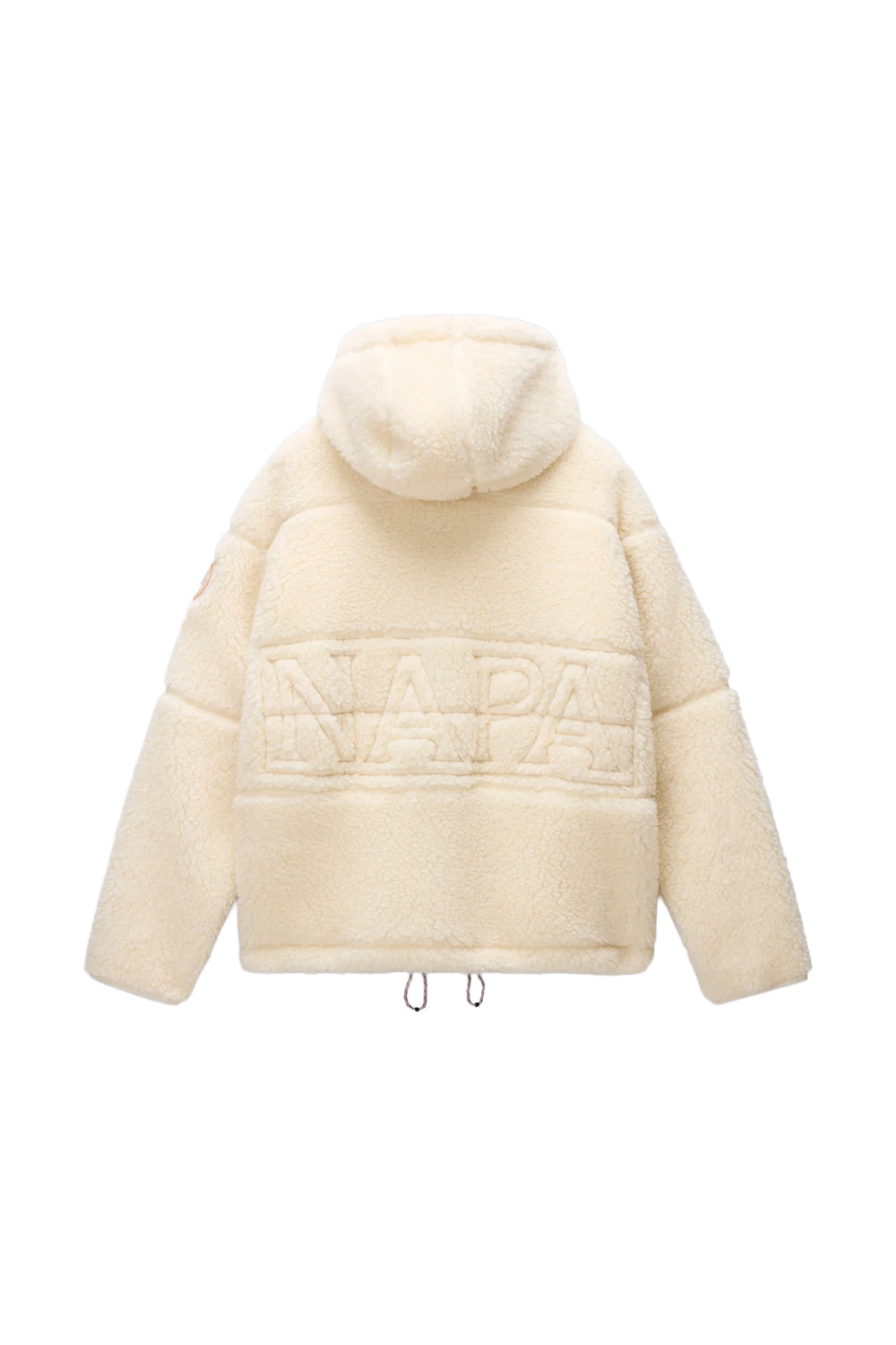 Napapijri-Tires Full-Zip Fleece Erkek Peluş Fermuarlı Beyaz Mont-Mont-2-Milagron.com