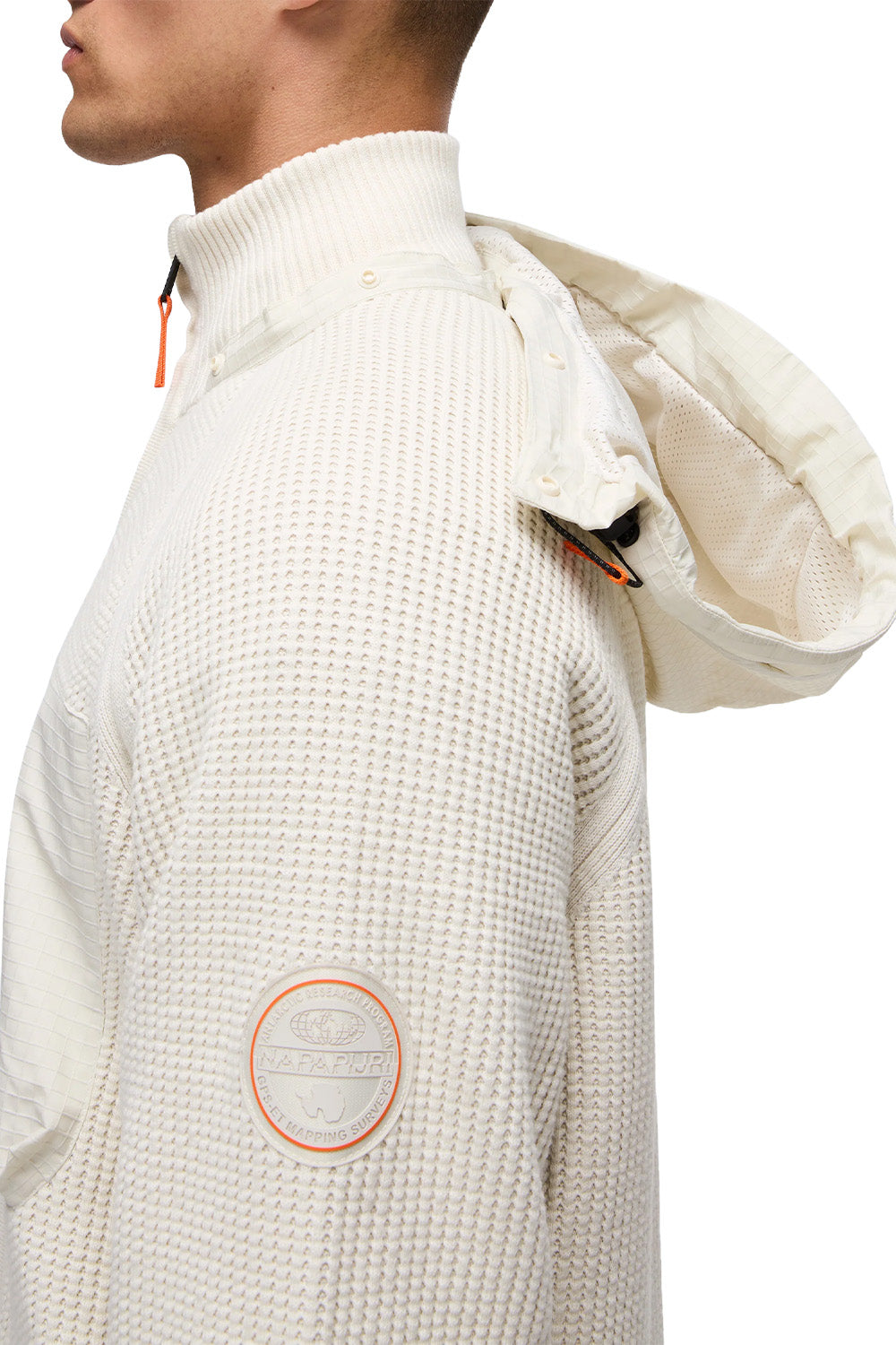 Vanoi Beige Dimity Loose Fit Triko Mevsimlik Mont - 3