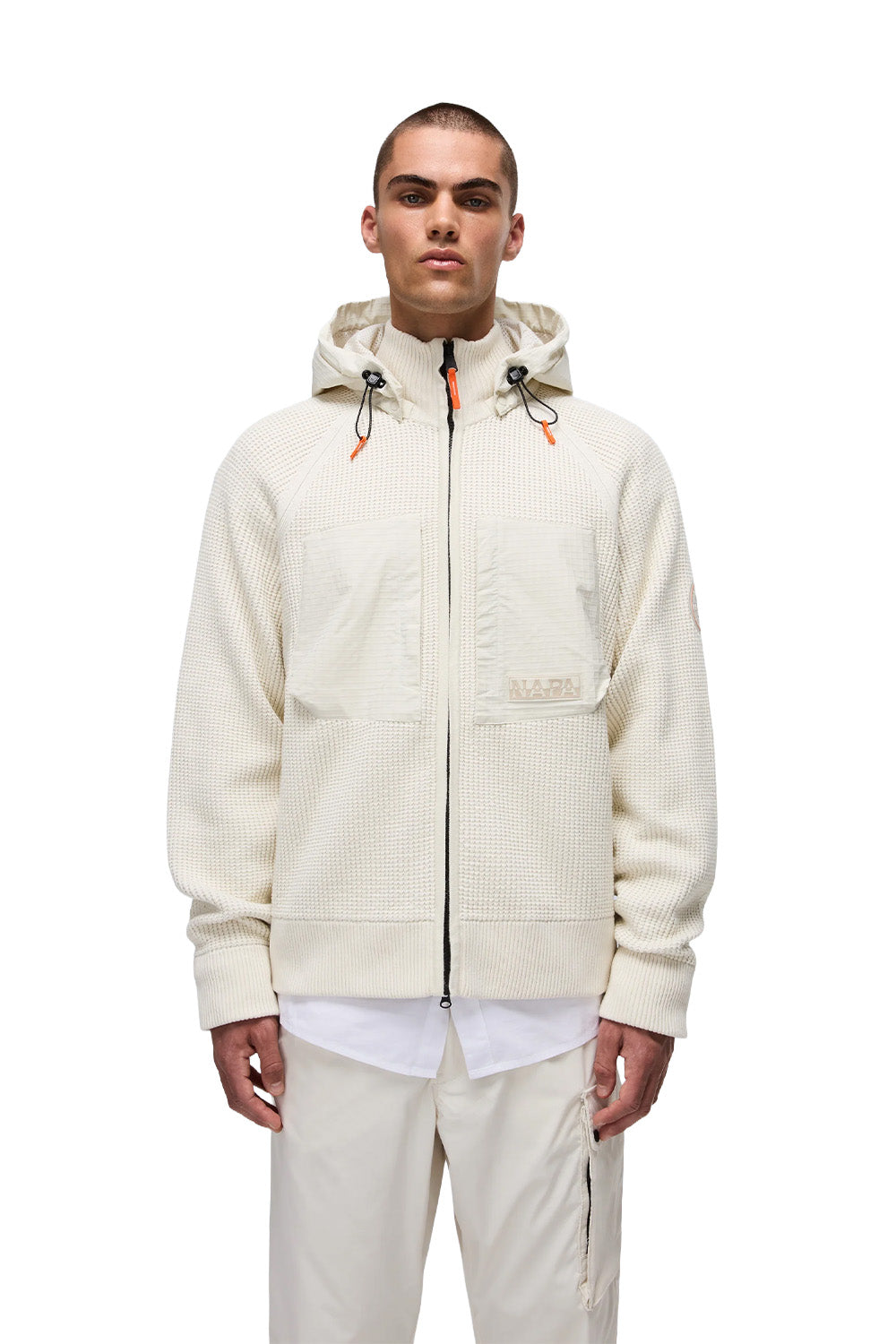 Vanoi Beige Dimity Loose Fit Triko Mevsimlik Mont - 7