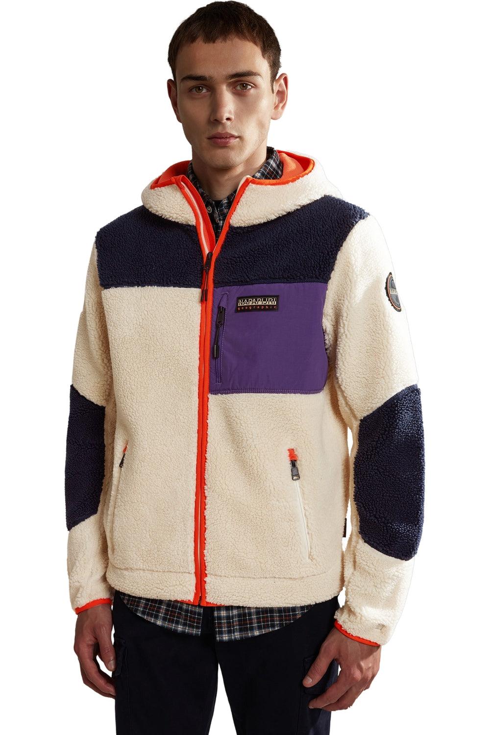 Napapijri-Yupik Full Zip Hoodie 3-Sweatshirts & Hoodies-4-Milagron.com