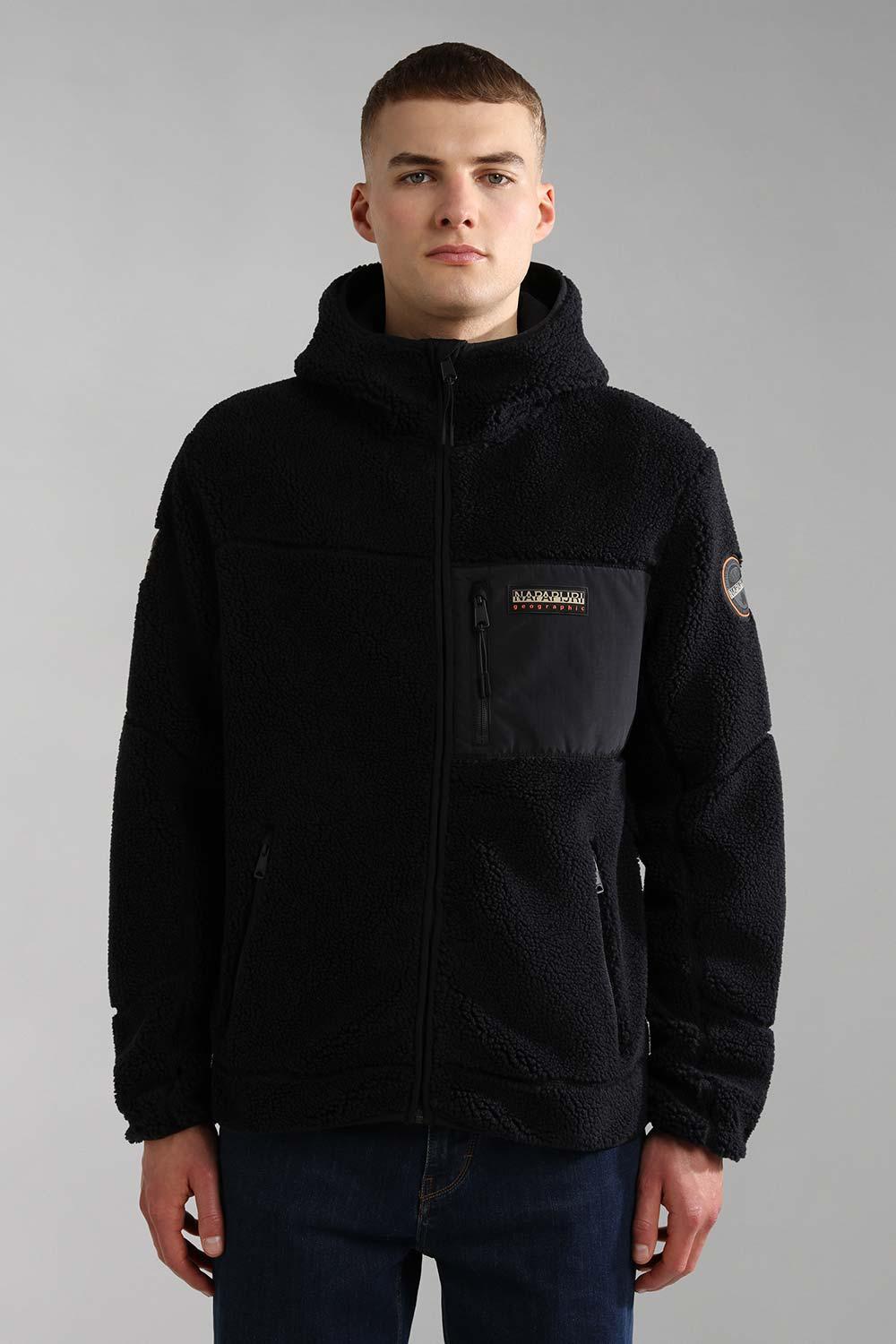 Napapijri-Yupik Full Zip Hoodie Fleecewear-Sweatshirts & Hoodies-1-Milagron.com