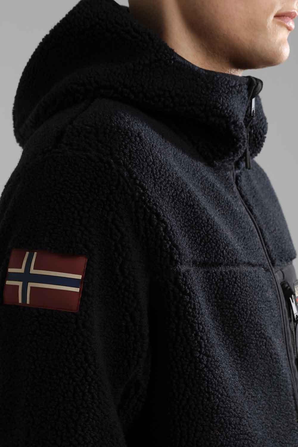 Napapijri-Yupik Full Zip Hoodie Fleecewear-Sweatshirts & Hoodies-5-Milagron.com