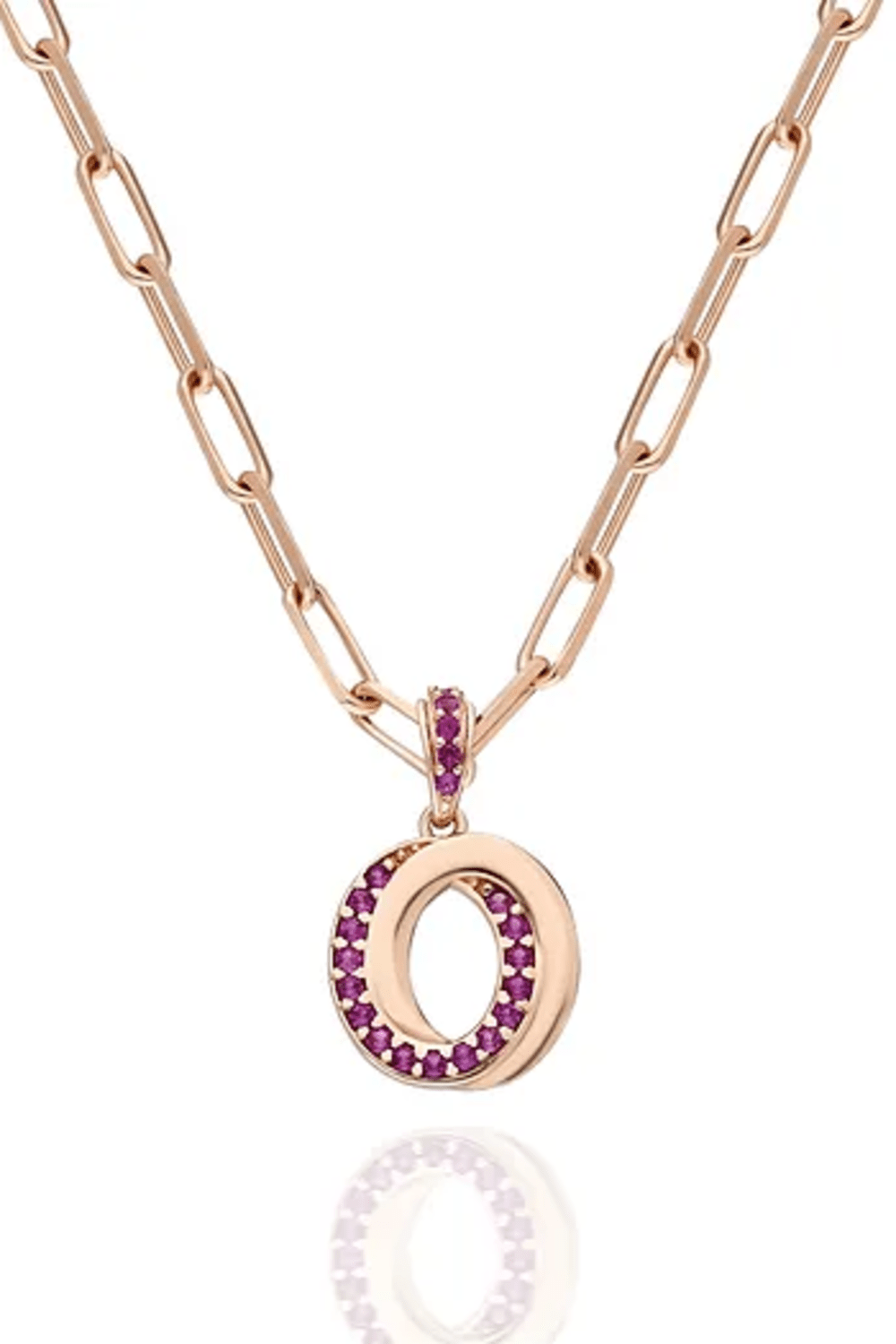 Nayra Jewelry-Spiral Kolye Pembe-Kolye-1-Milagron.com