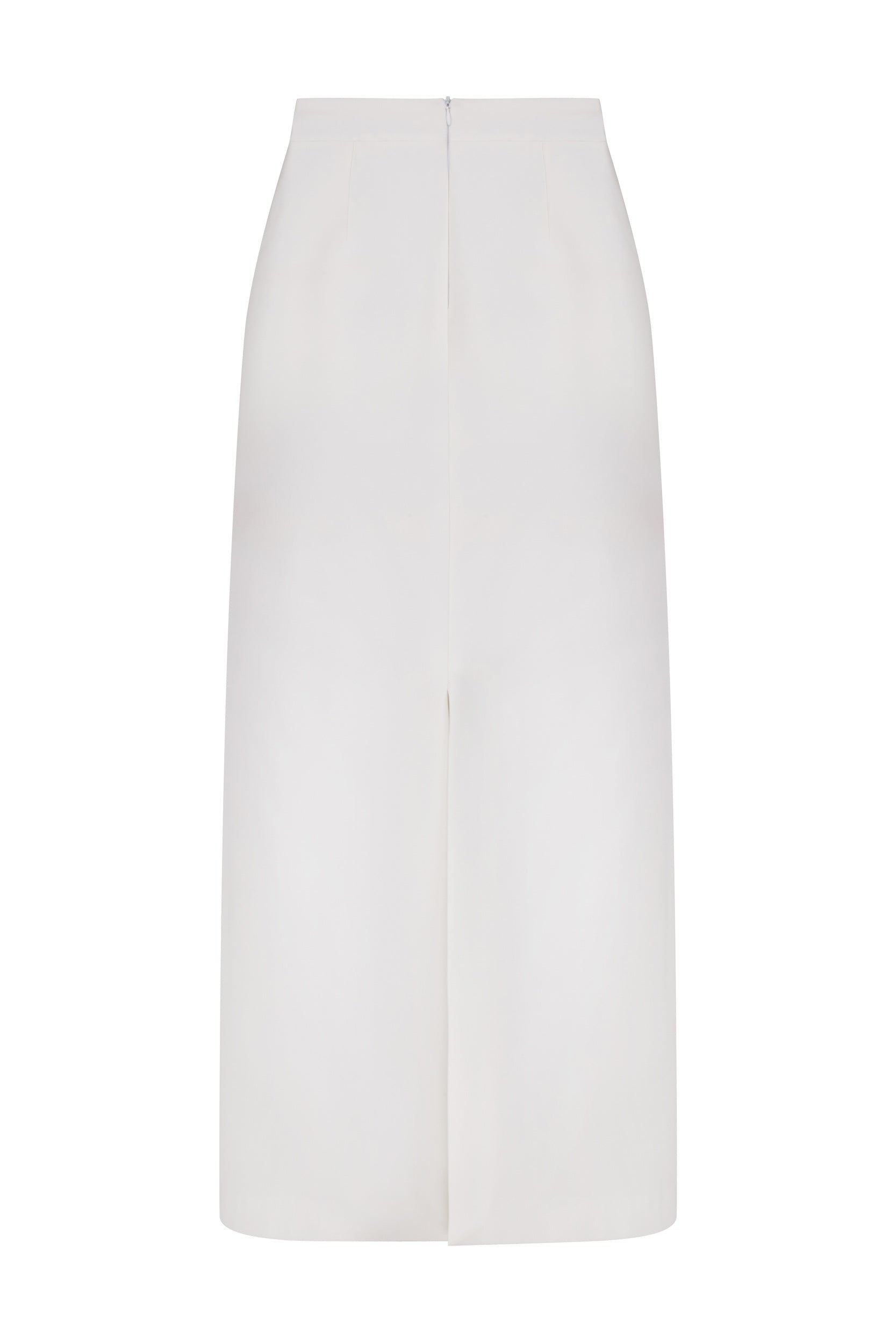Nazlı Ceren-Aveline Midi Etek Beyaz-Etek-8-Milagron.com