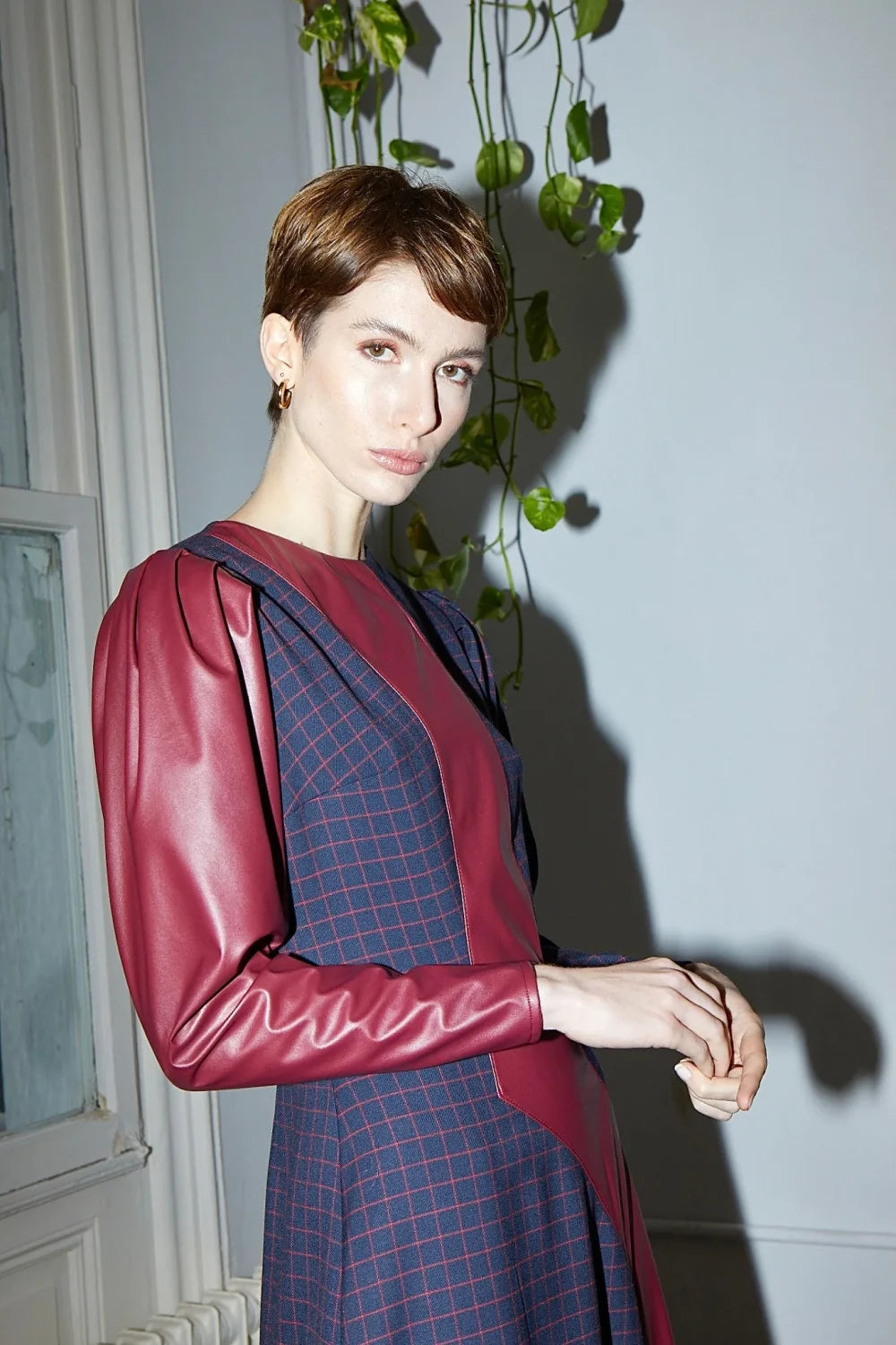 Nazlı Ceren-Bitte Midi Elbise-Elbise-4-Milagron.com